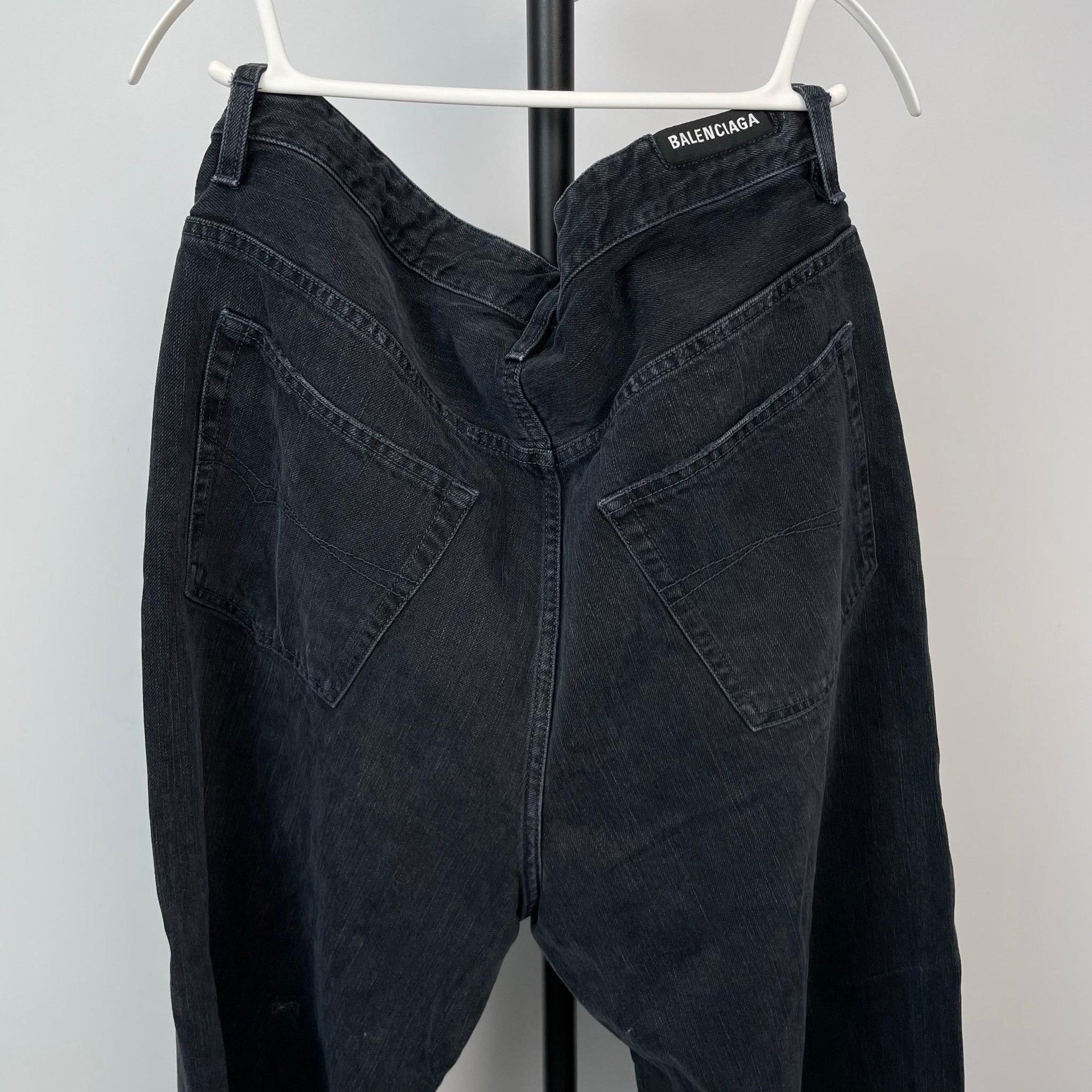 Balenciaga Balenciaga Black Denim Jeans XXS Men Size US 26 / EU 42 - 2 Thumbnail