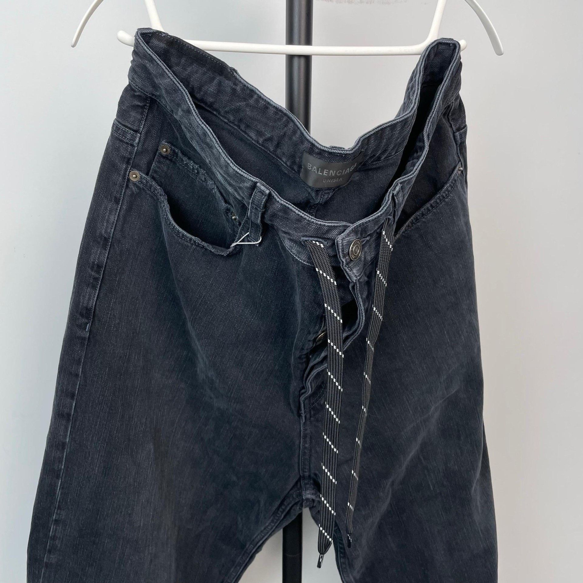 Balenciaga Balenciaga Black Denim Jeans XXS Men Size US 26 / EU 42 - 3 Thumbnail