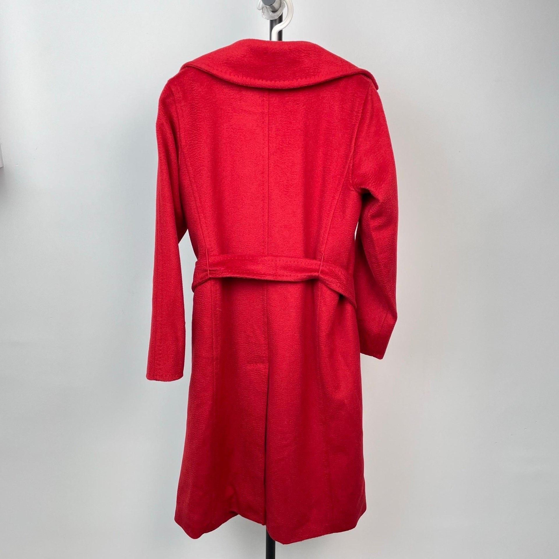 Max Mara Max Mara Long Red Coat 34 Women Size XS / US 0-2 / IT 36-38 - 2 Thumbnail