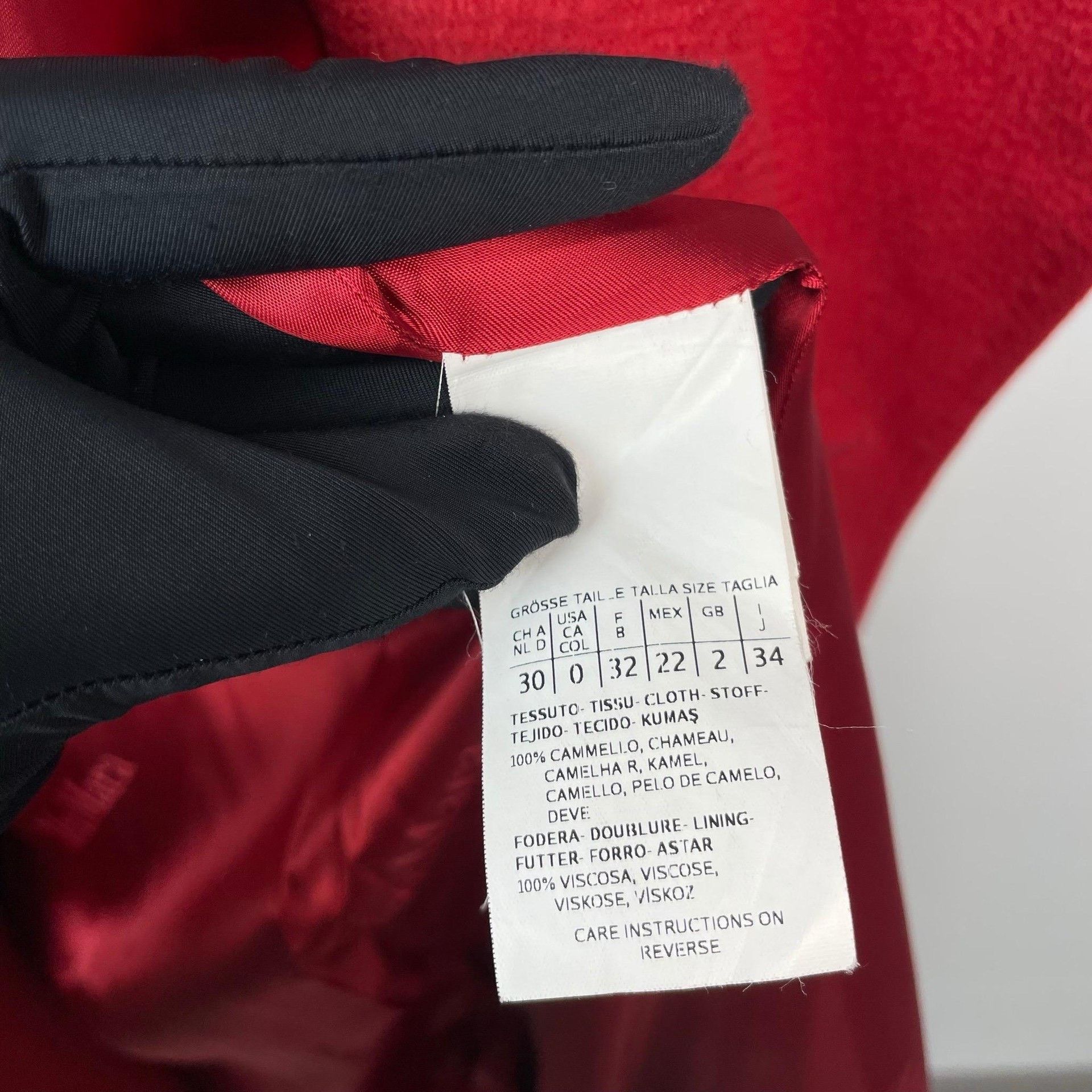 Max Mara Max Mara Long Red Coat 34 Women Size XS / US 0-2 / IT 36-38 - 6 Thumbnail
