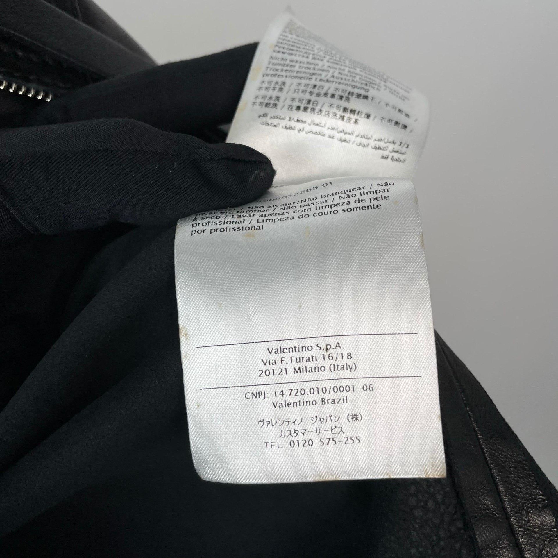 Valentino Valentino White Leather Jacket M Men Size US M / EU 48-50 / 2 - 7 Thumbnail