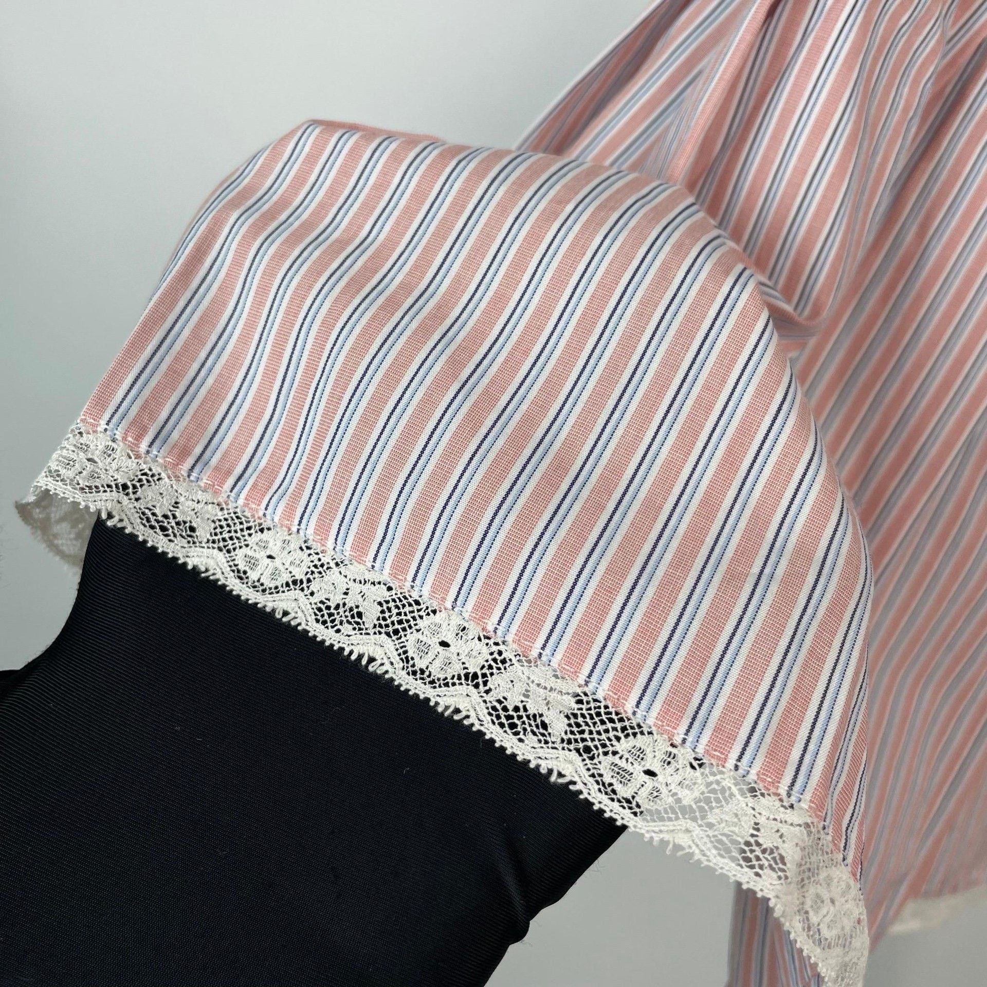 Miu Miu Miu Miu Striped Pink Skirt 24 Women Size 24" / US 00 / IT 34 - 9 Thumbnail