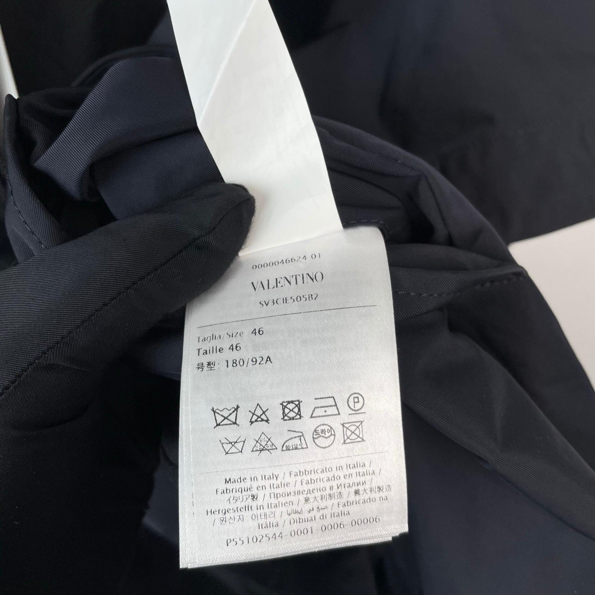 Valentino Valentino Blue Hoodie 46 Men Size US L / EU 52-54 / 3 - 8 Thumbnail
