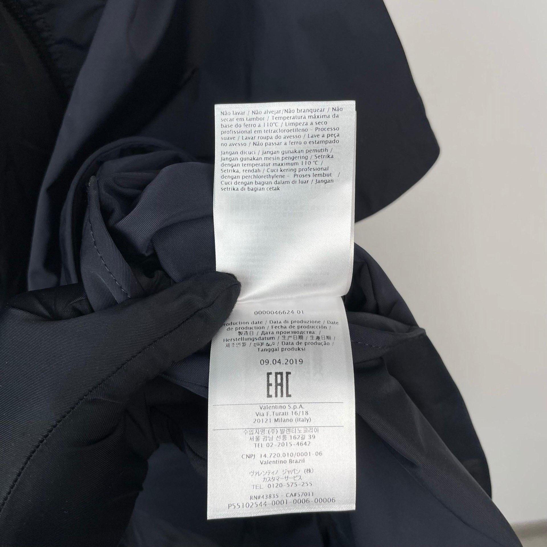 Valentino Valentino Blue Hoodie 46 Men Size US L / EU 52-54 / 3 - 9 Thumbnail