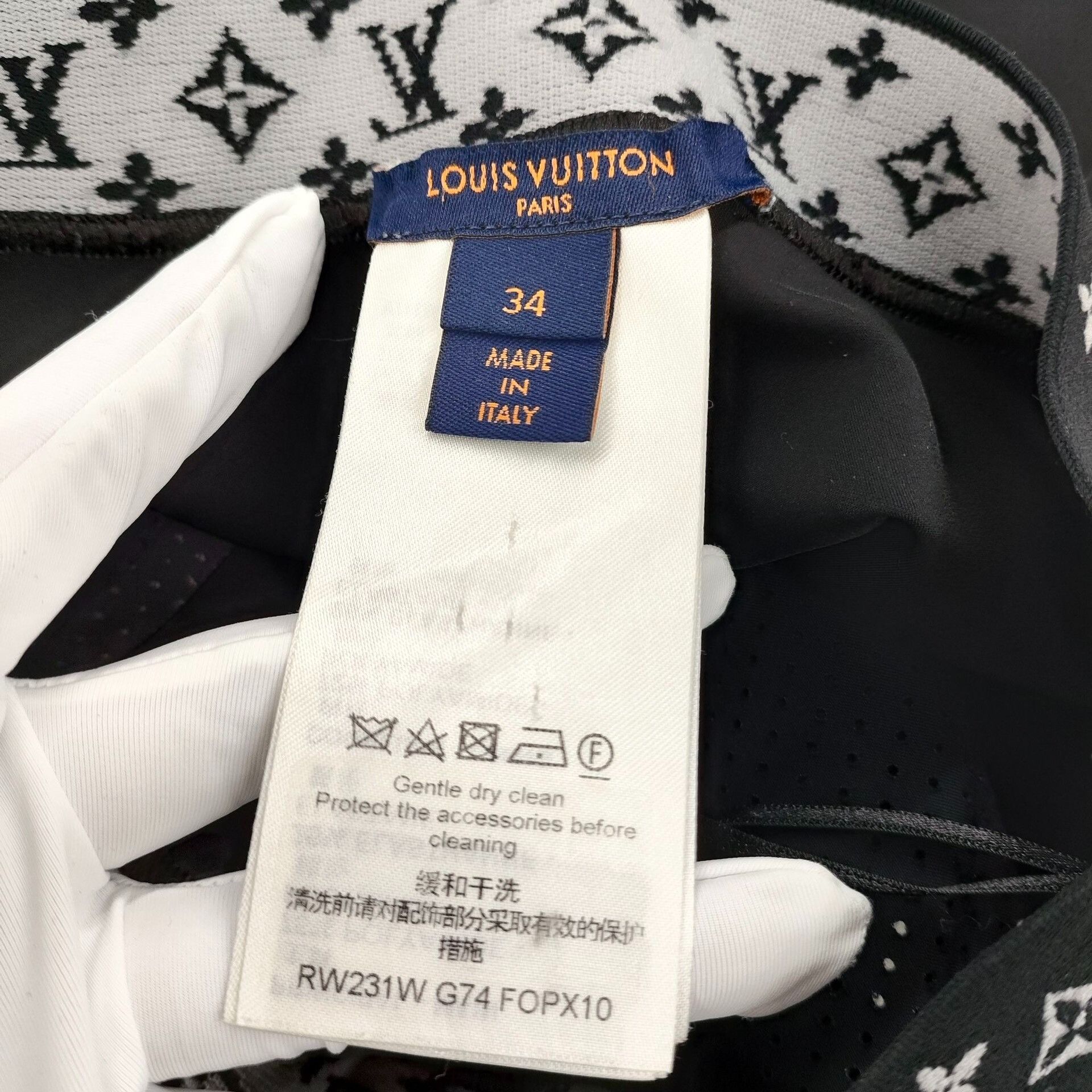 Louis Vuitton Louis Vuitton Black Pants 23 Women Size 23" - 4 Thumbnail