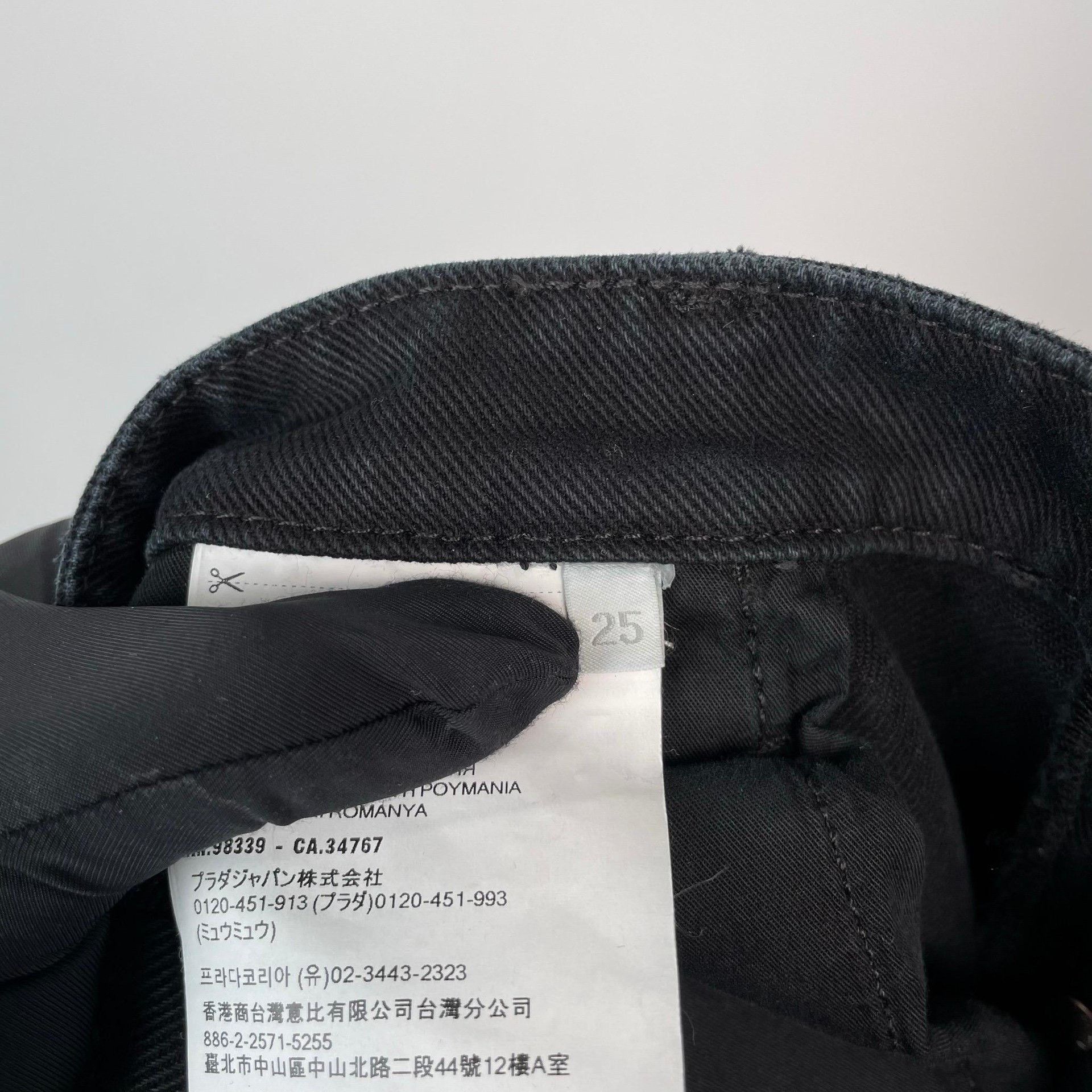 Prada Prada Wide-Leg Long Black Pants 25 Women Size 25" / US 0 / IT 36 - 9 Thumbnail