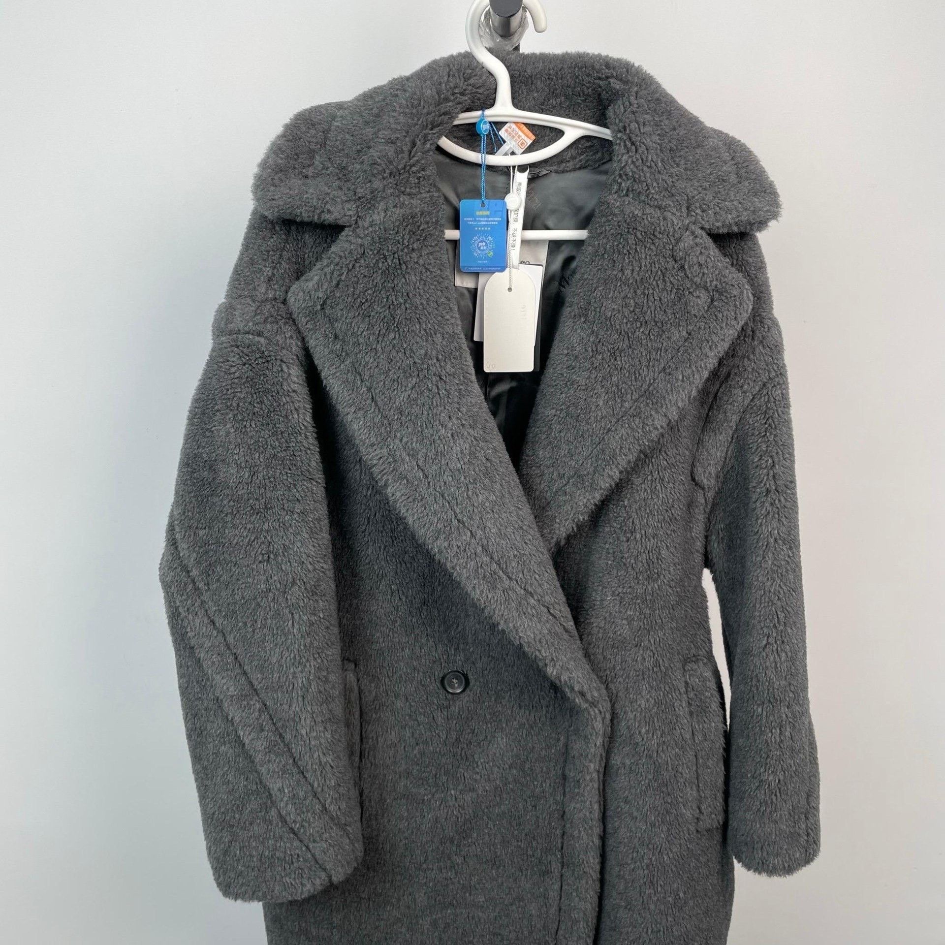 Max Mara Max Mara Gray Coat S Women Size S / US 4 / IT 40 - 2 Thumbnail