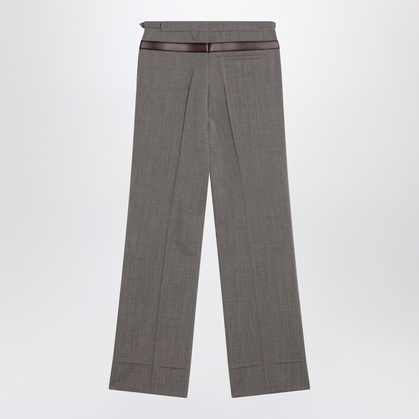 Prada Prada Wool Blend Trousers With Printed Belt Size 28" / US 6 / IT 42 - 2 Thumbnail