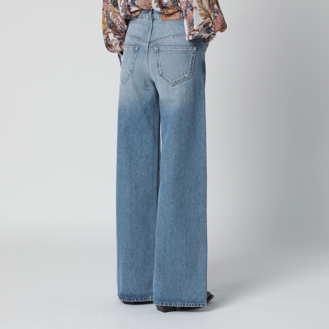 Isabel Marant Isabel Marant Light Blue Lemony Wide-Leg Jeans Size 30" / US 8 / IT 44 - 2 Thumbnail