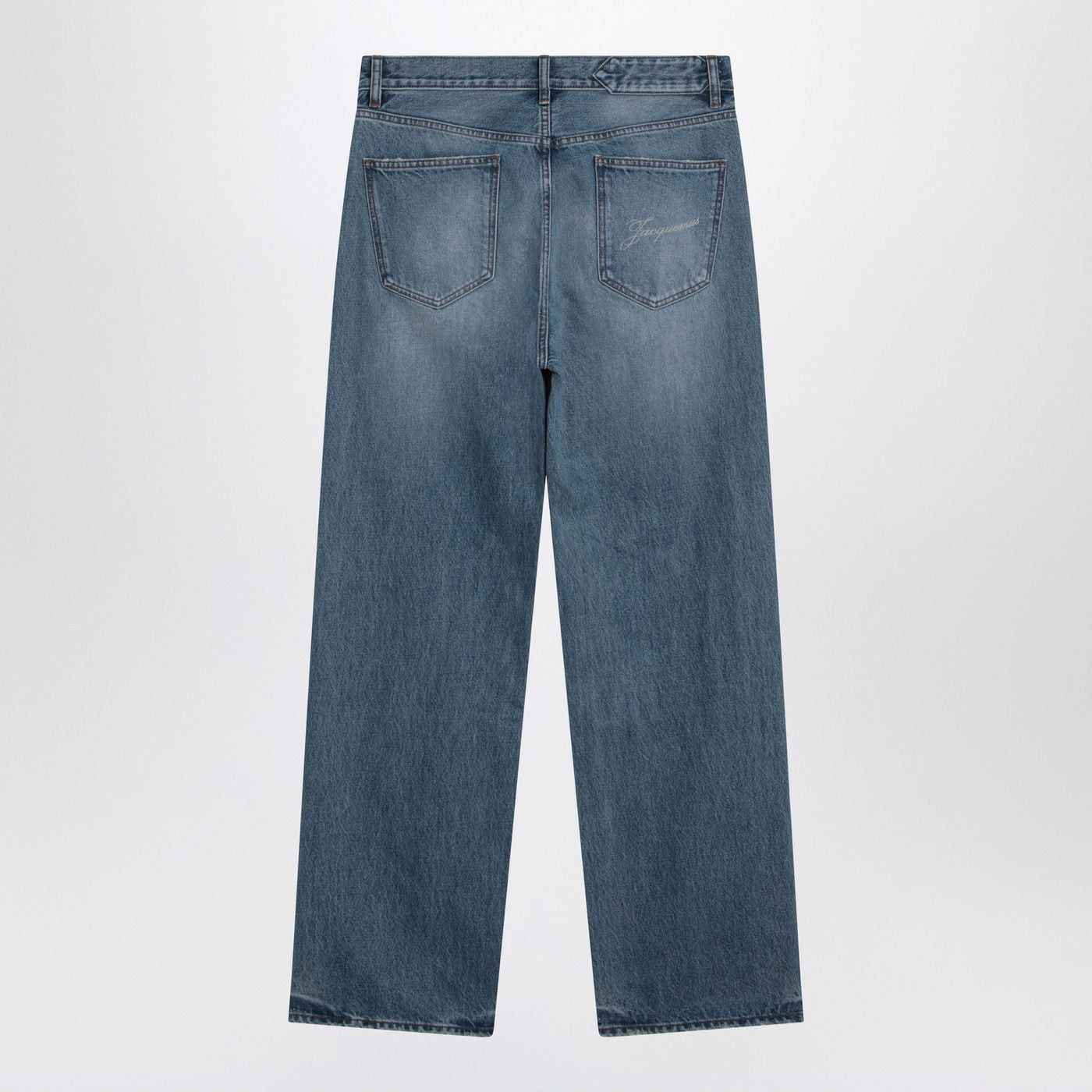 Jacquemus Jacquemus Straight-Leg Jeans In Blue De-Nã®Mes Denim Size US 33 - 2 Thumbnail