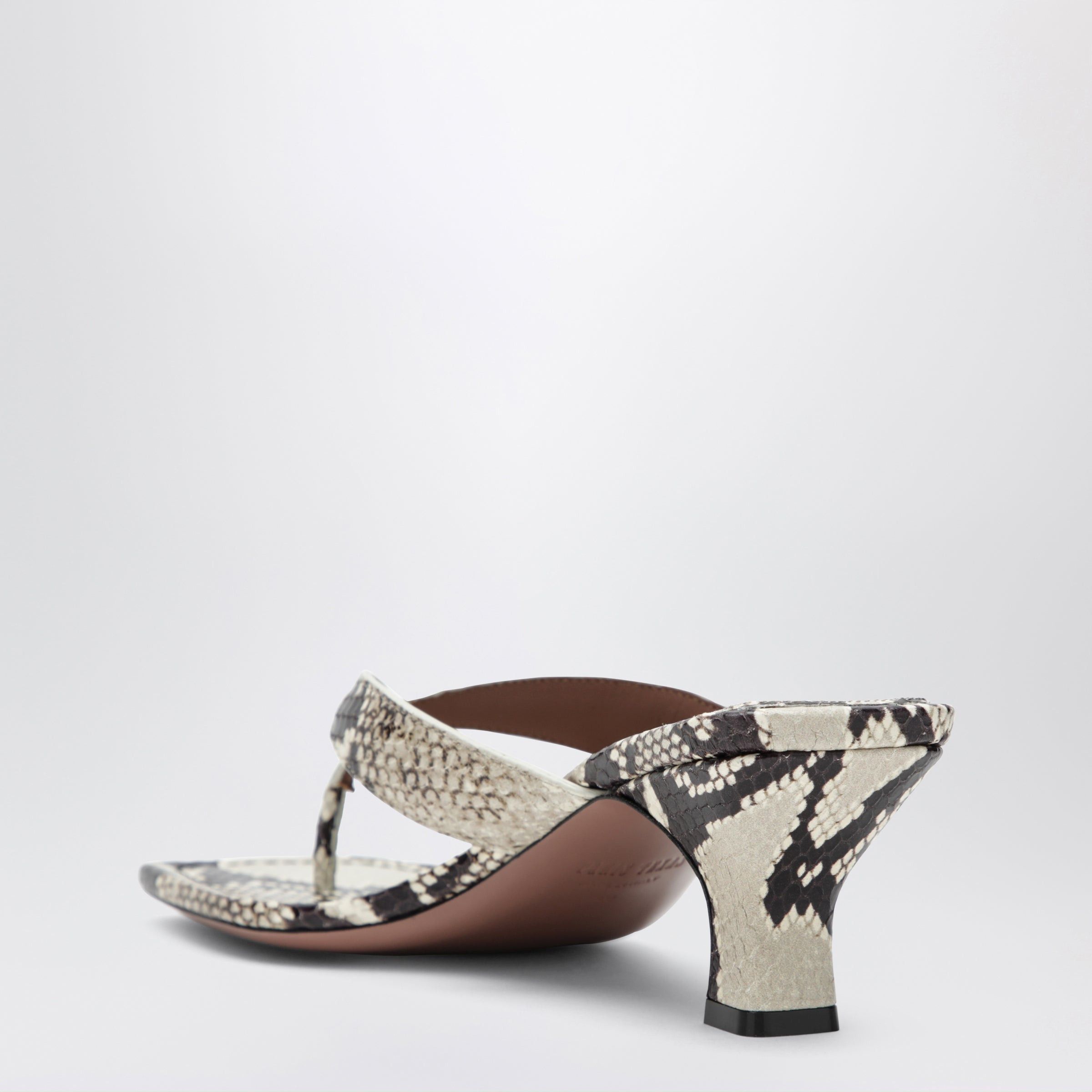 Paris Texas Paris Texas Python-Print Thong Slides Size US 11 / IT 41 - 2 Thumbnail
