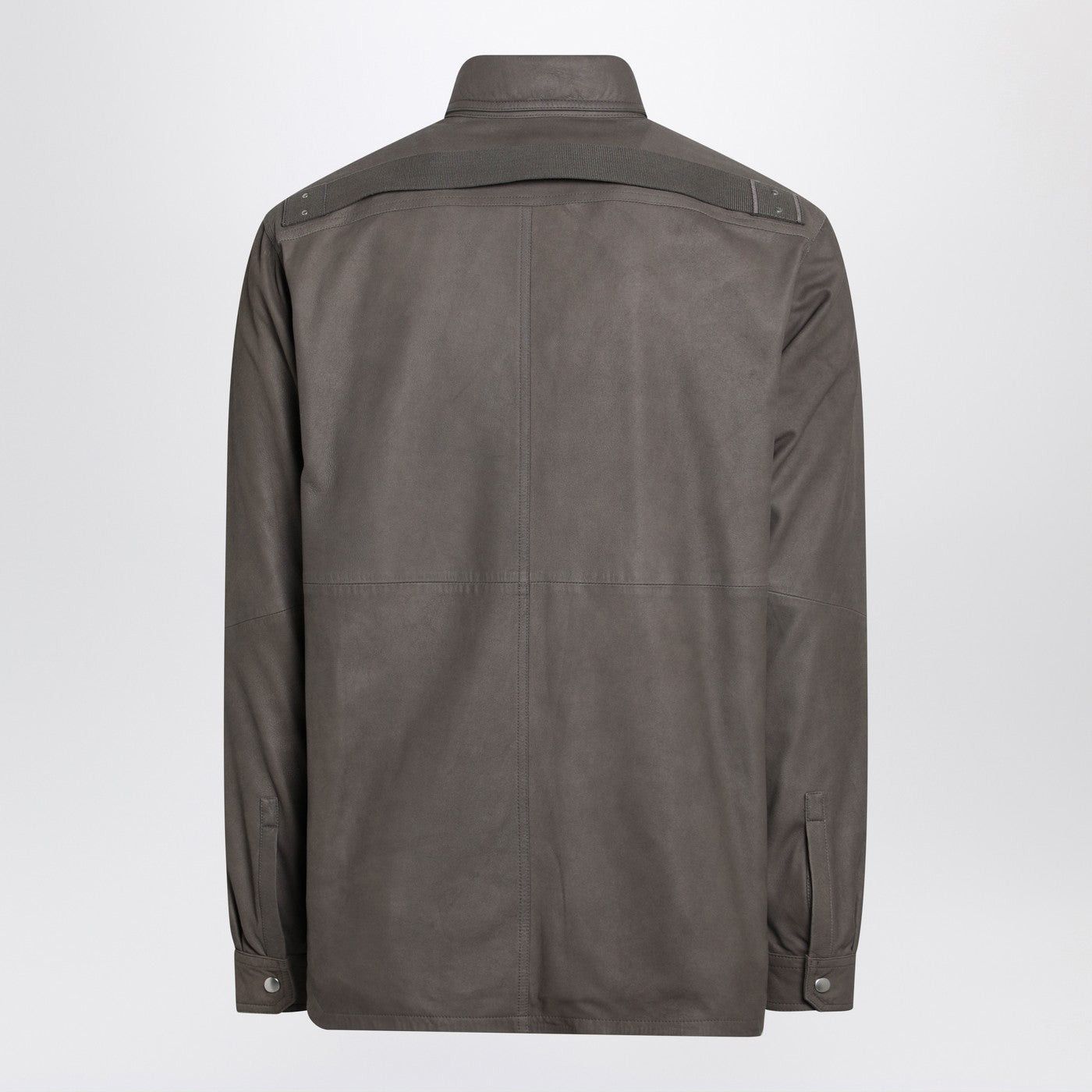 Rick Owens Rick Owens Mud-Colored Cotton-Blend Shirt Size US L / EU 52-54 / 3 - 2 Thumbnail