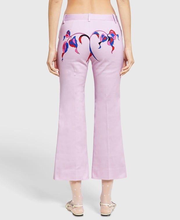 Emilio Pucci Cropped trousers Size 28" / US 6 / IT 42 - 2 Thumbnail