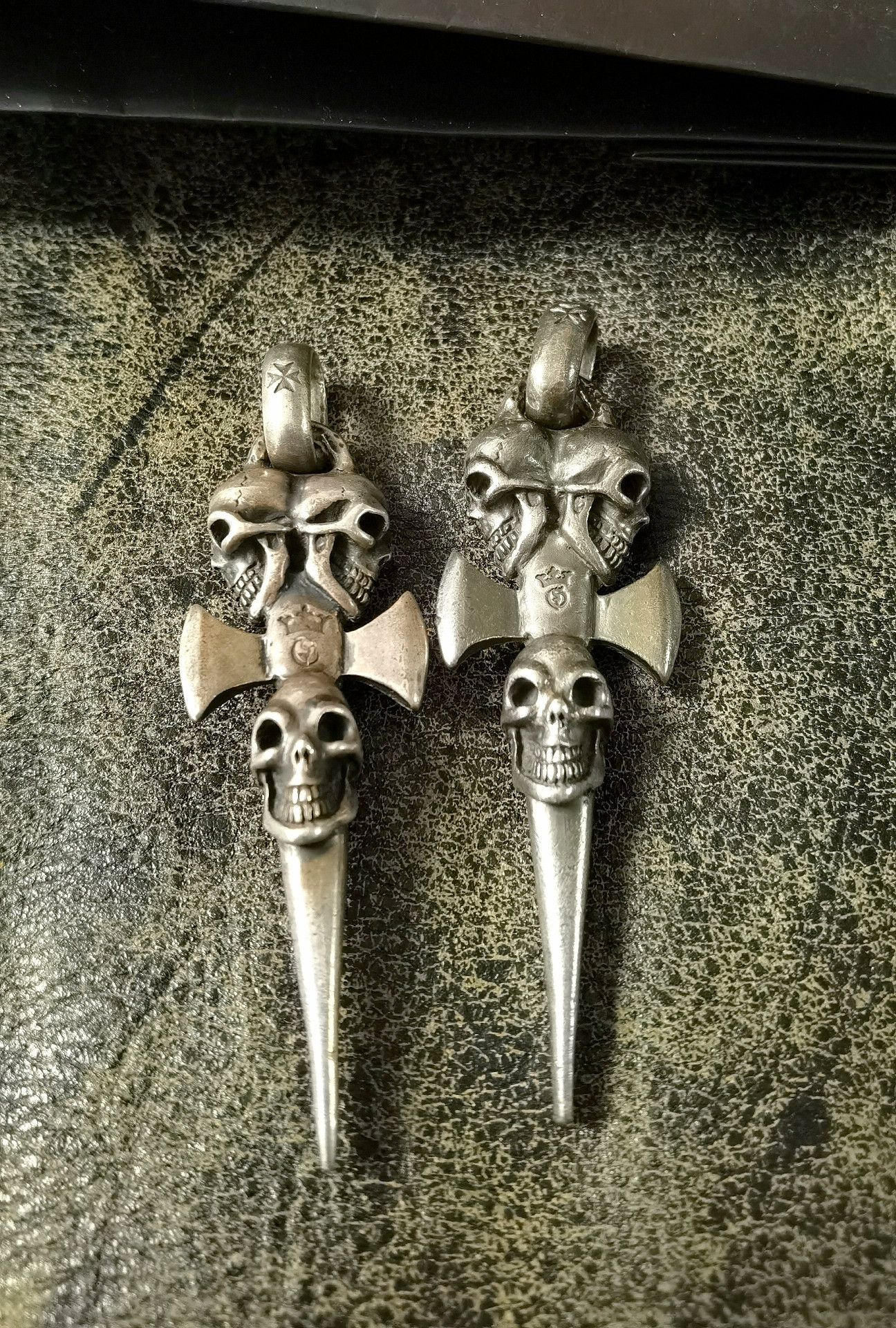 Gaboratory Gaboratory Early Skull Cross Pendant Size ONE SIZE - 2 Thumbnail