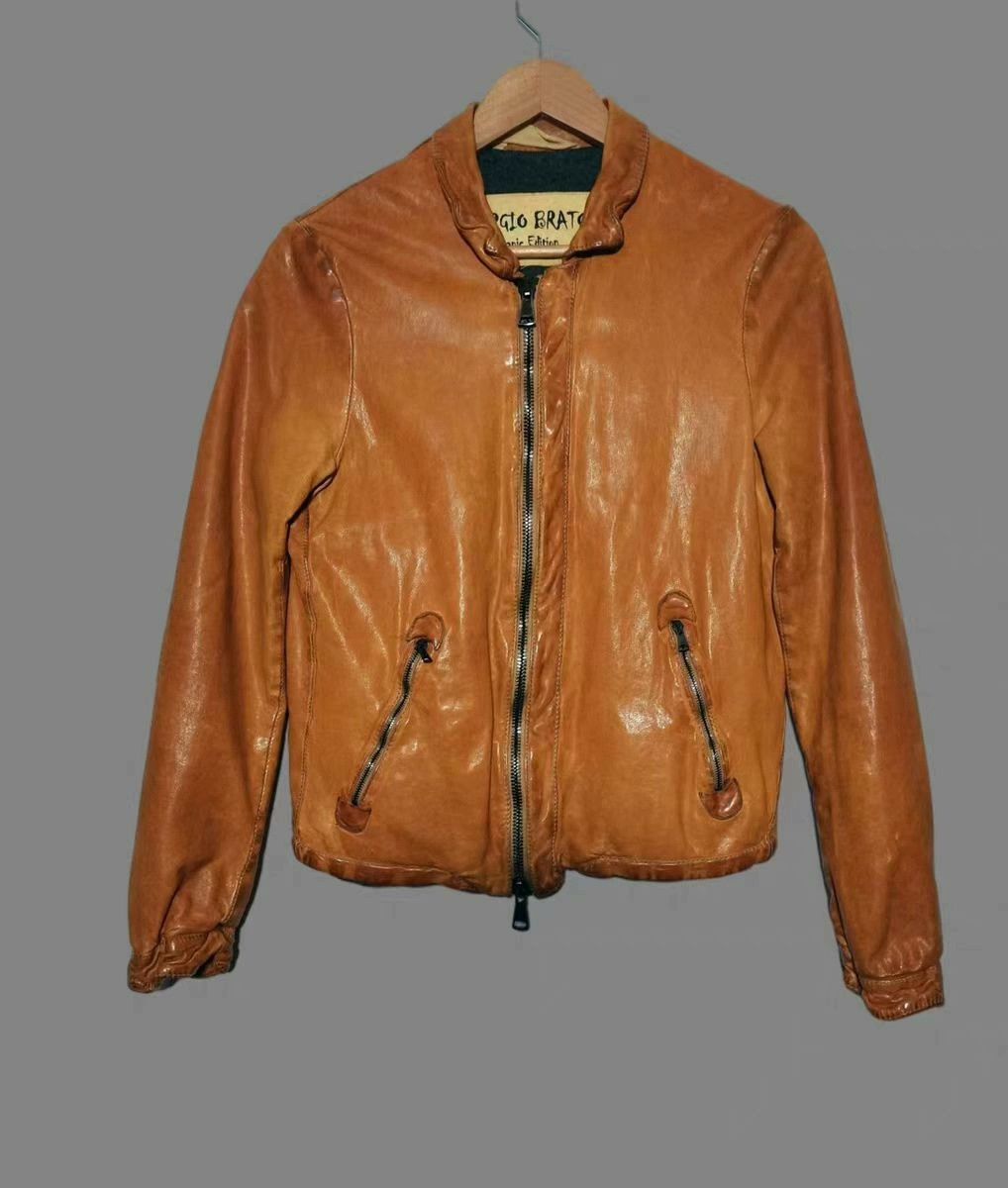 Giorgio Brato Giorgio Brato Leather Jacket Size US S / EU 44-46 / 1 - 2 Thumbnail