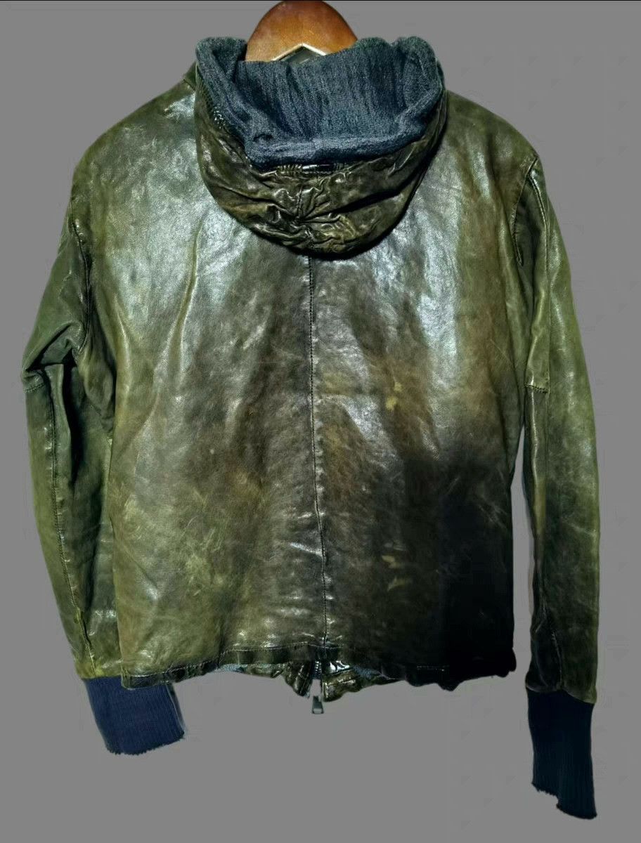 Giorgio Brato Giorgio Brato Hooded Leather Jacket Size US S / EU 44-46 / 1 - 3 Thumbnail