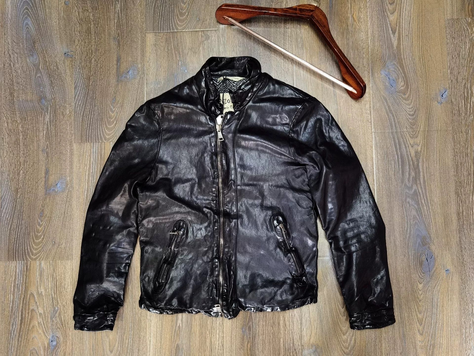 Giorgio Brato Giorgio Brato Leather Jacket Size 48 Size US M / EU 48-50 / 2 - 3 Thumbnail