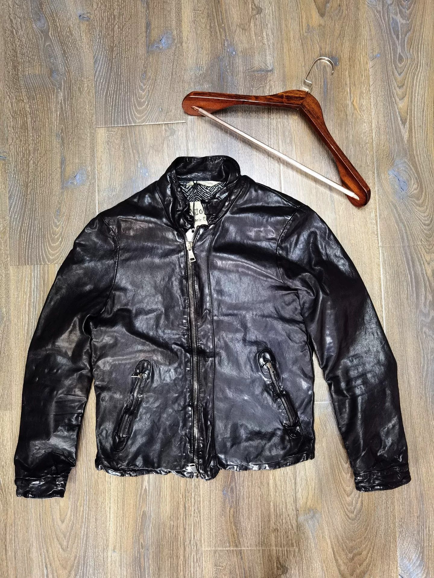 Giorgio Brato Giorgio Brato Leather Jacket Size 48 Size US M / EU 48-50 / 2 - 2 Thumbnail