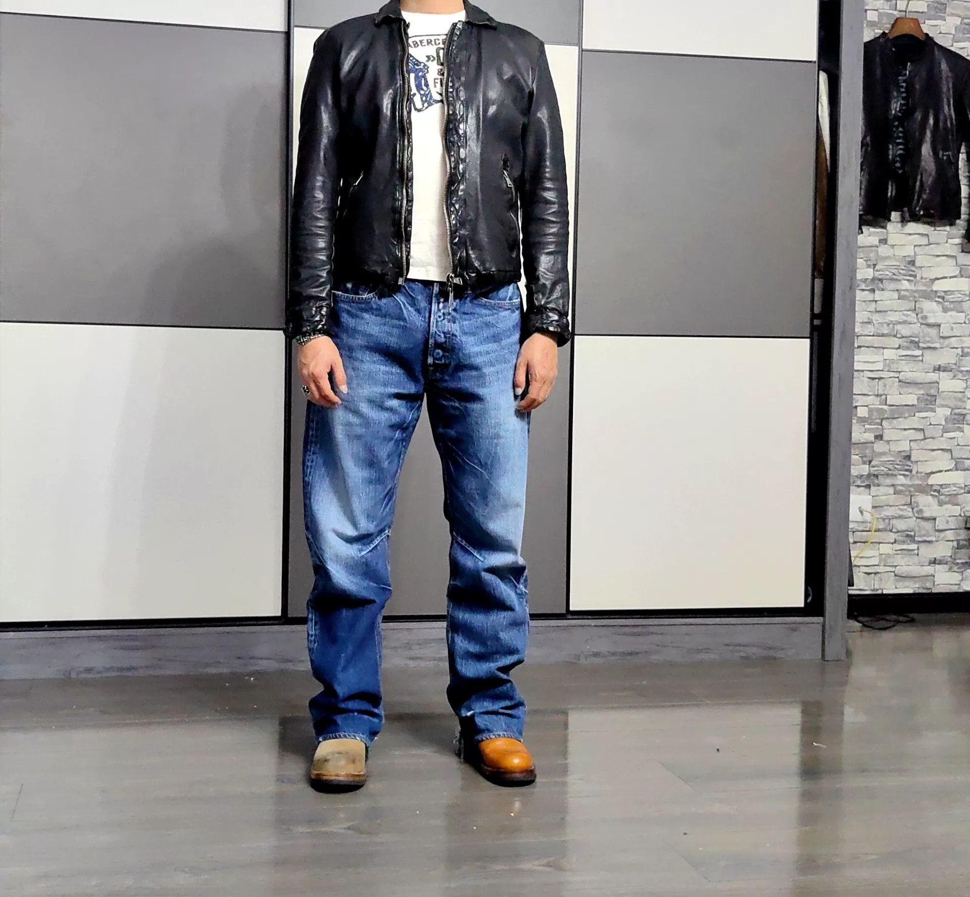 Giorgio Brato Giorgio Brato Leather Jacket Size 48 Size US M / EU 48-50 / 2 - 6 Thumbnail
