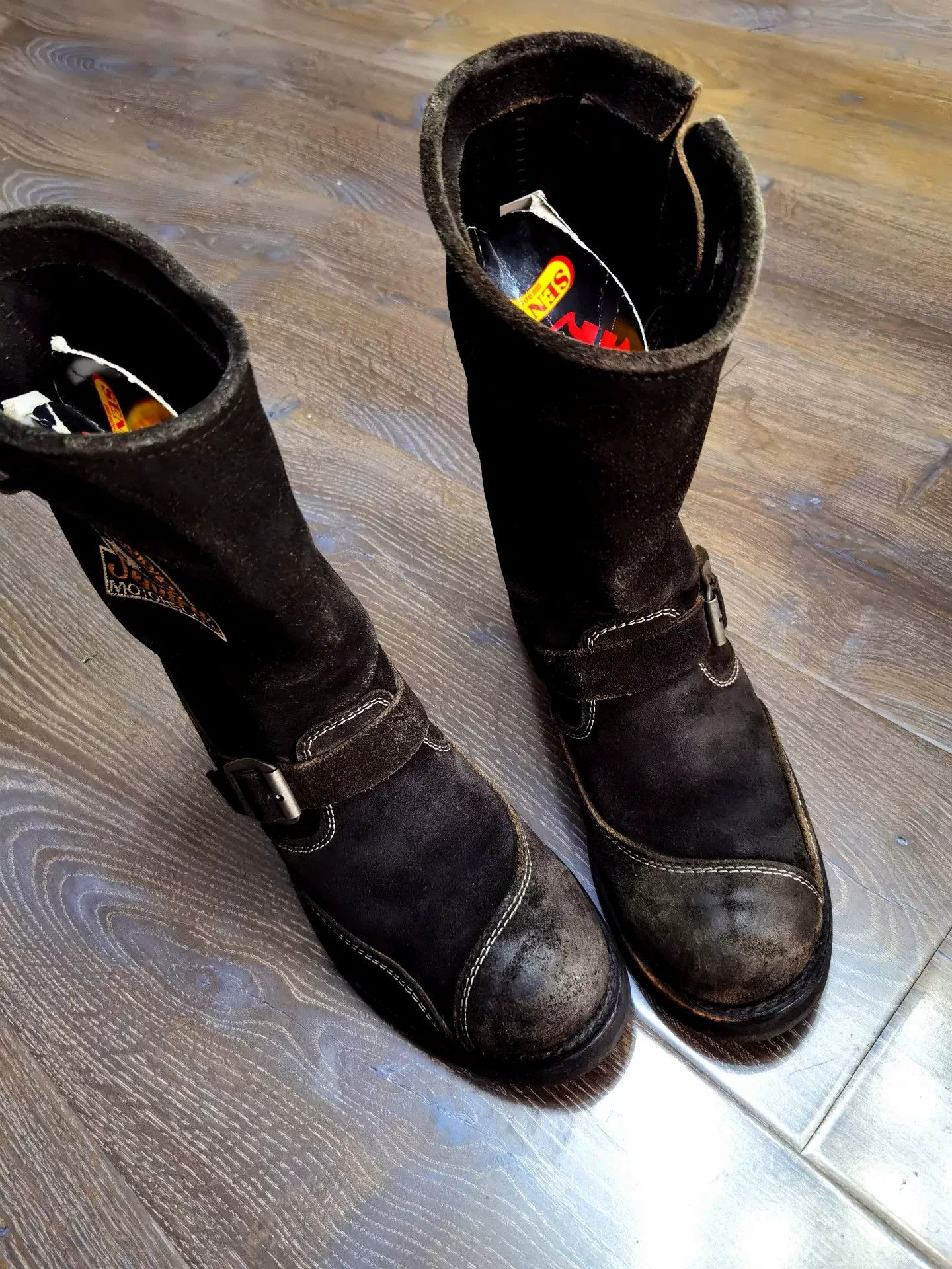 Ralph Lauren Purple Label Sendra 3565 Engineer Work Boots Size US 10 / EU 43 - 4 Thumbnail