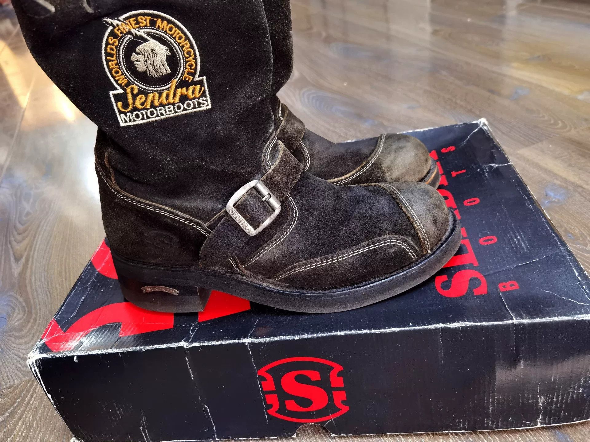 Ralph Lauren Purple Label Sendra 3565 Engineer Work Boots Size US 10 / EU 43 - 3 Thumbnail