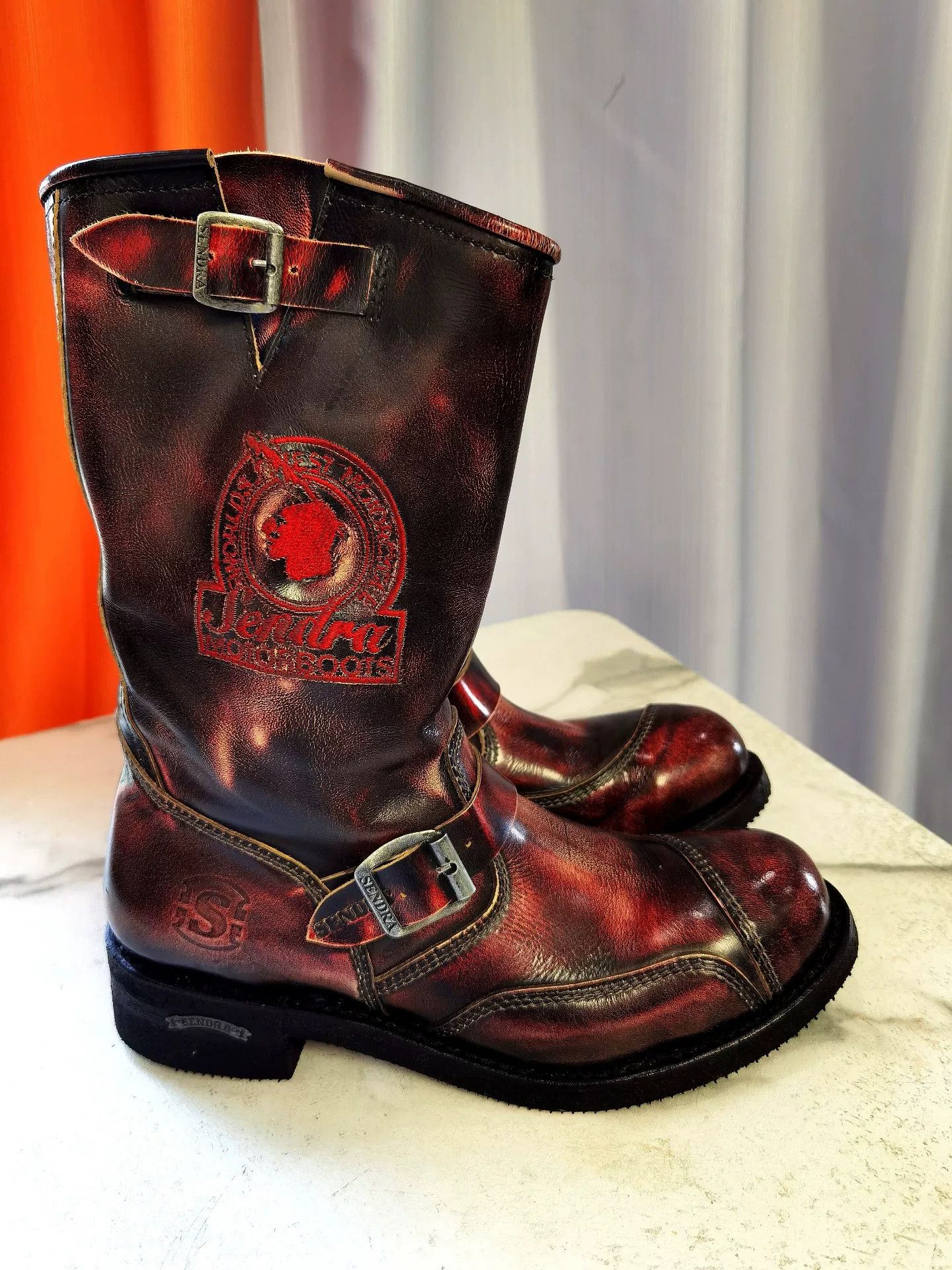 Sendra Sendra 3565 VIP Engineer Boots Size US 10 / EU 43 - 6 Thumbnail
