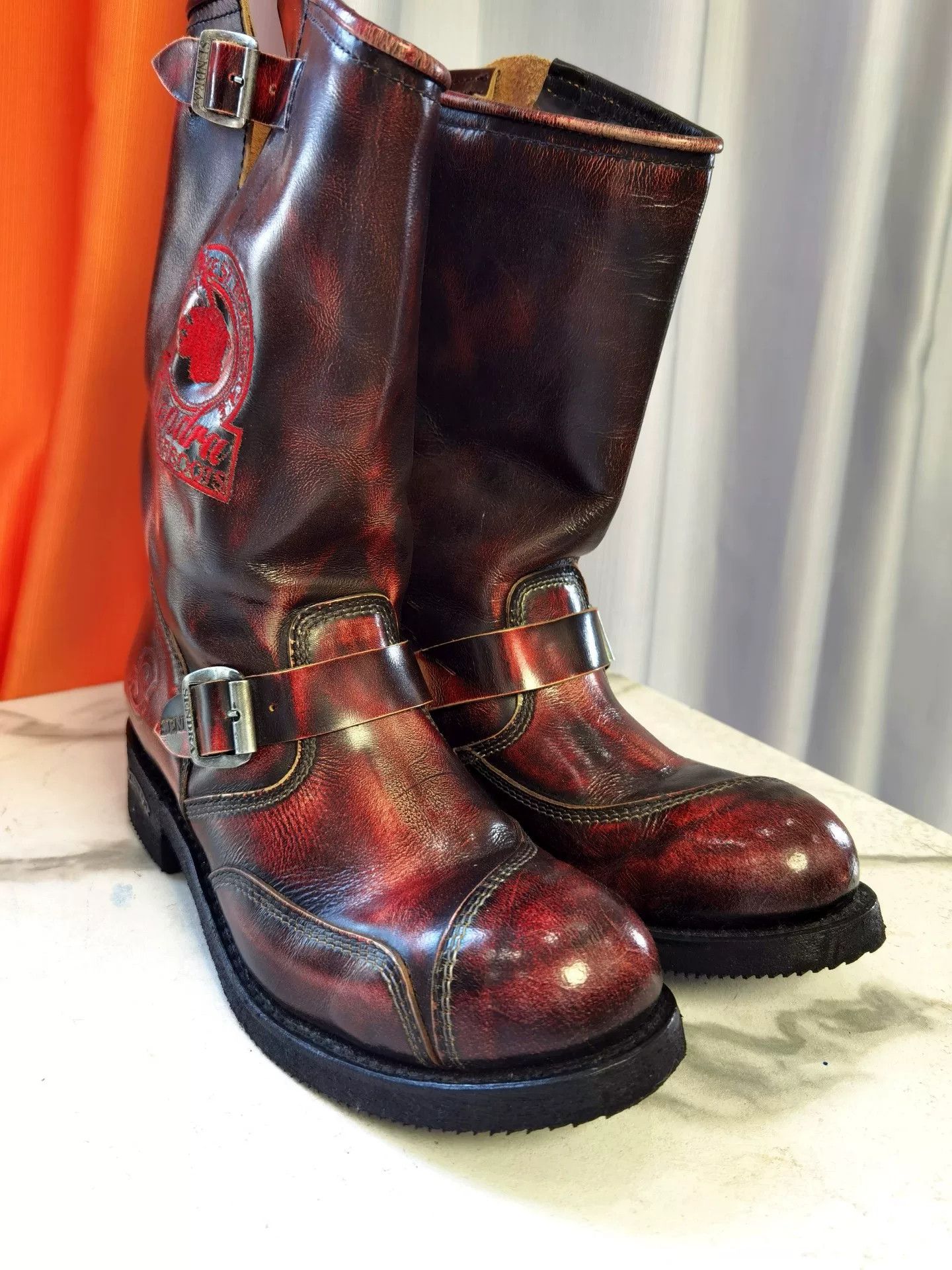 Sendra Sendra 3565 VIP Engineer Boots Size US 10 / EU 43 - 4 Thumbnail