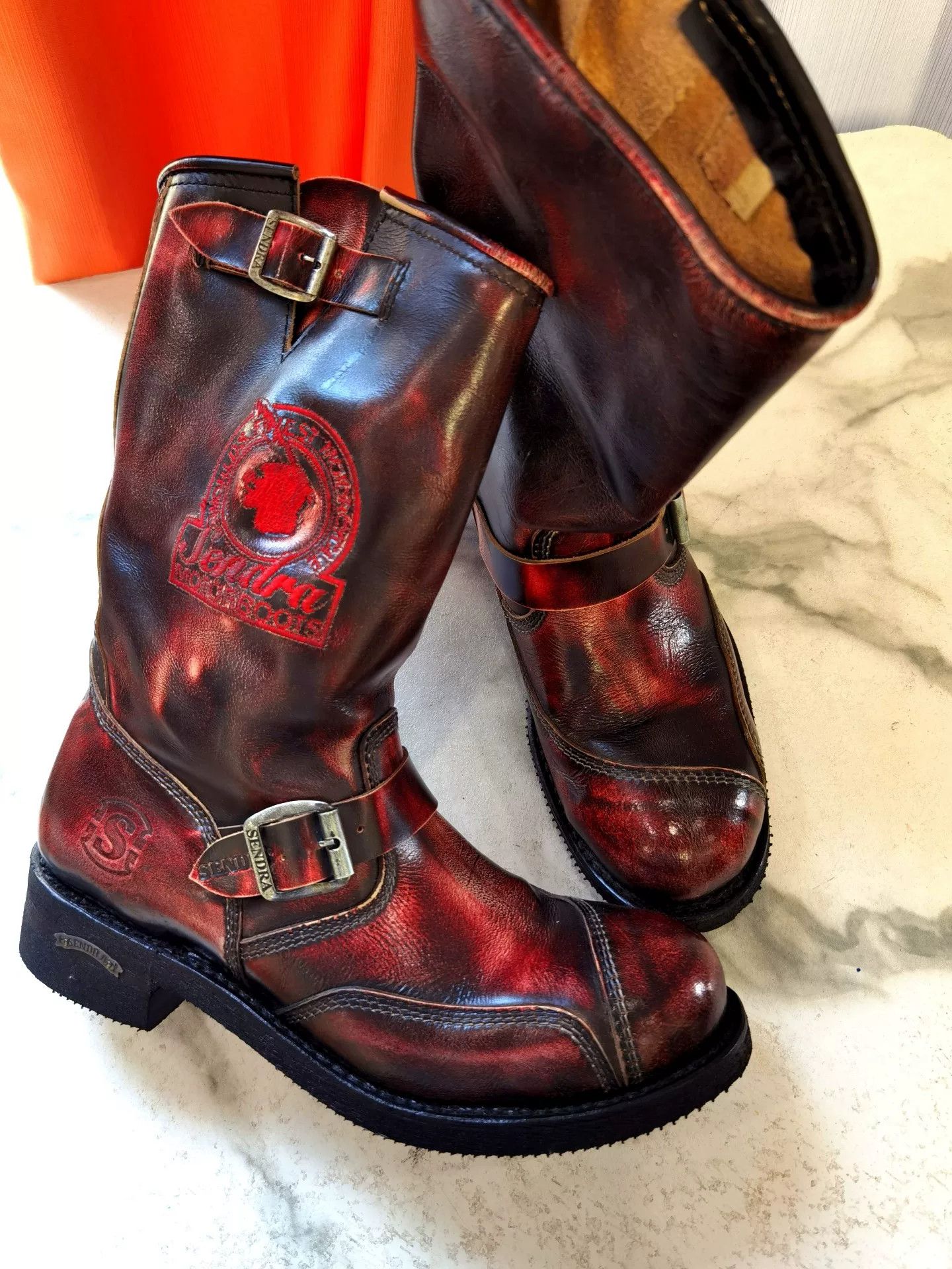 Sendra Sendra 3565 VIP Engineer Boots Size US 10 / EU 43 - 7 Thumbnail