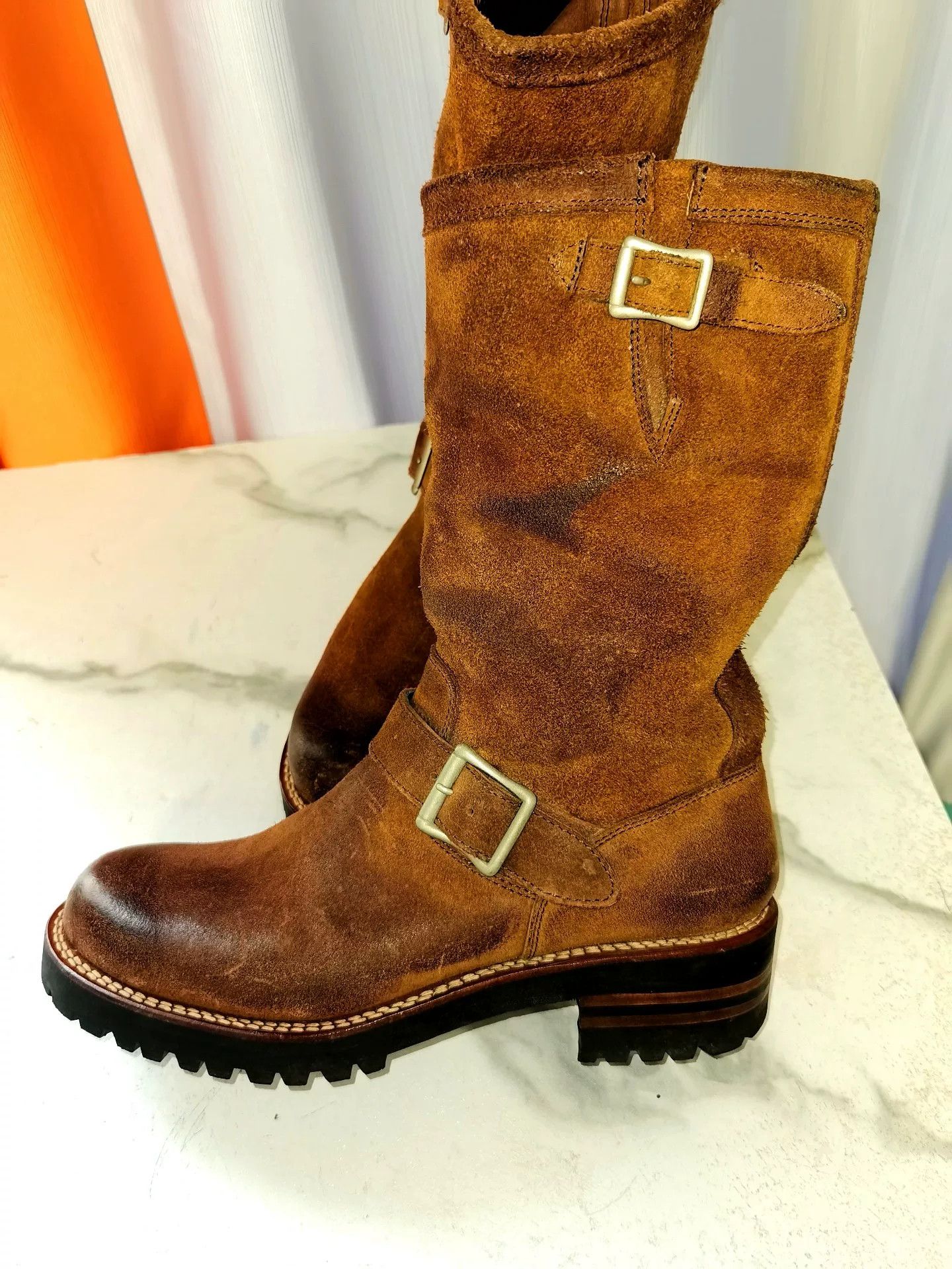 Isamu Katayama Backlash Backlash Distressed Engineer Boots Size US 7.5 / EU 40-41 - 8 Thumbnail