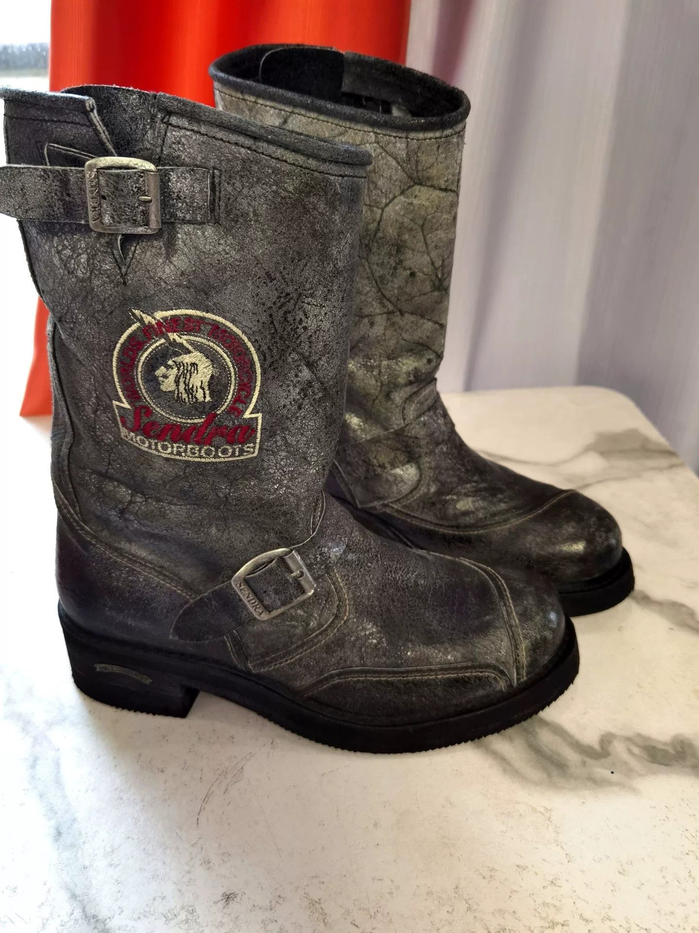 Red Wing Sendra 3565 Limited Distressed Engineer Boots Size US 10 / EU 43 - 9 Thumbnail
