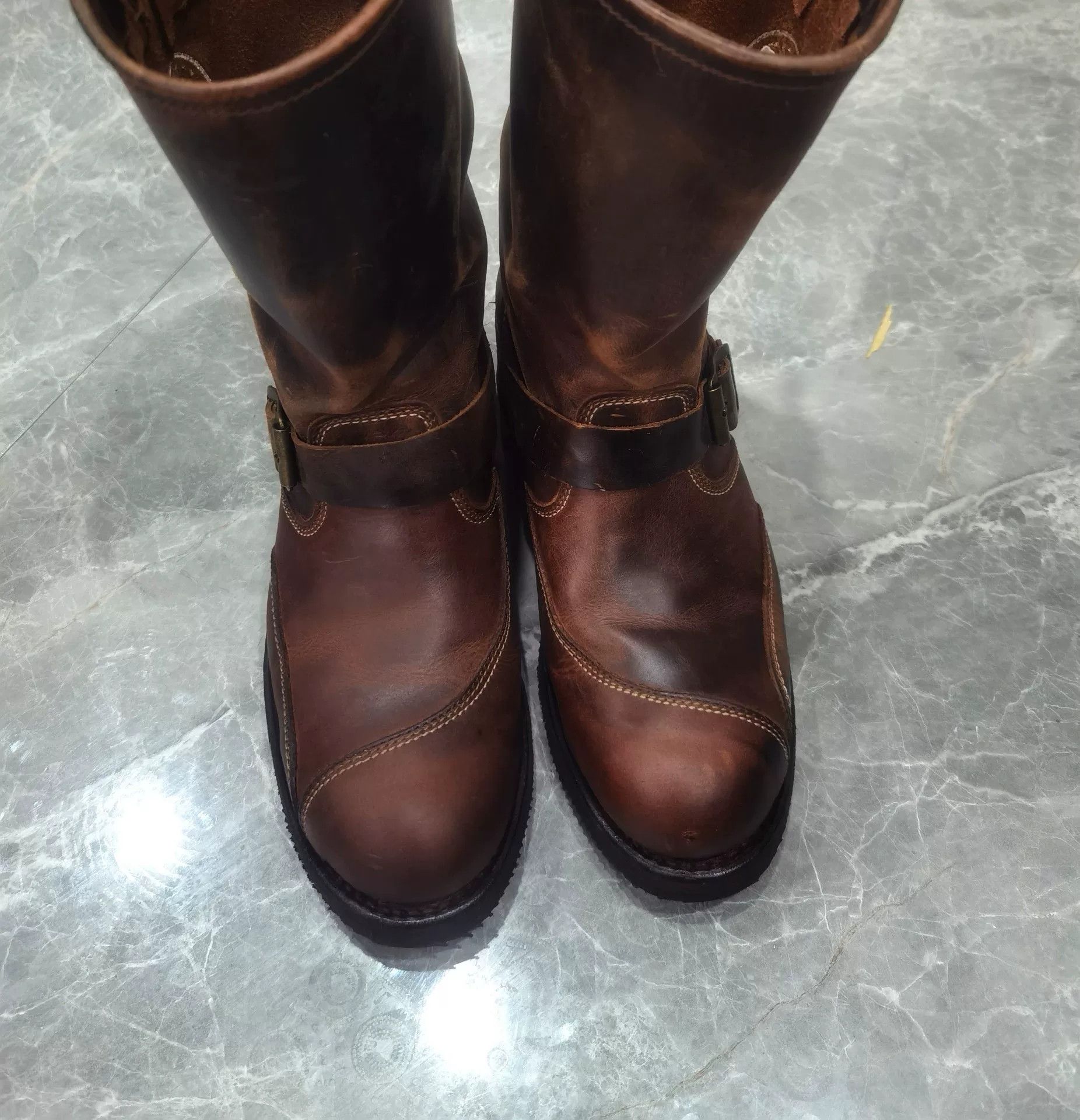 Sandro Sandra 3565 Engineer Work Boots Size US 7 / EU 40 - 2 Thumbnail