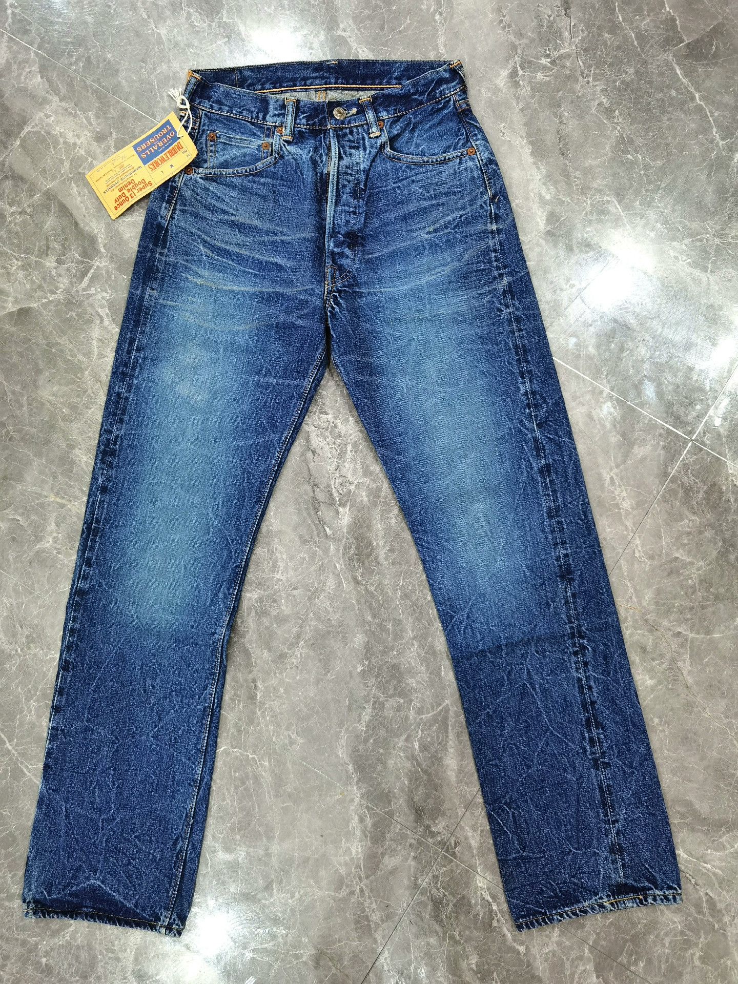 FrizmWORKS DUBBLEWORKS Distressed Washed Jeans Size US 29 - 4 Thumbnail