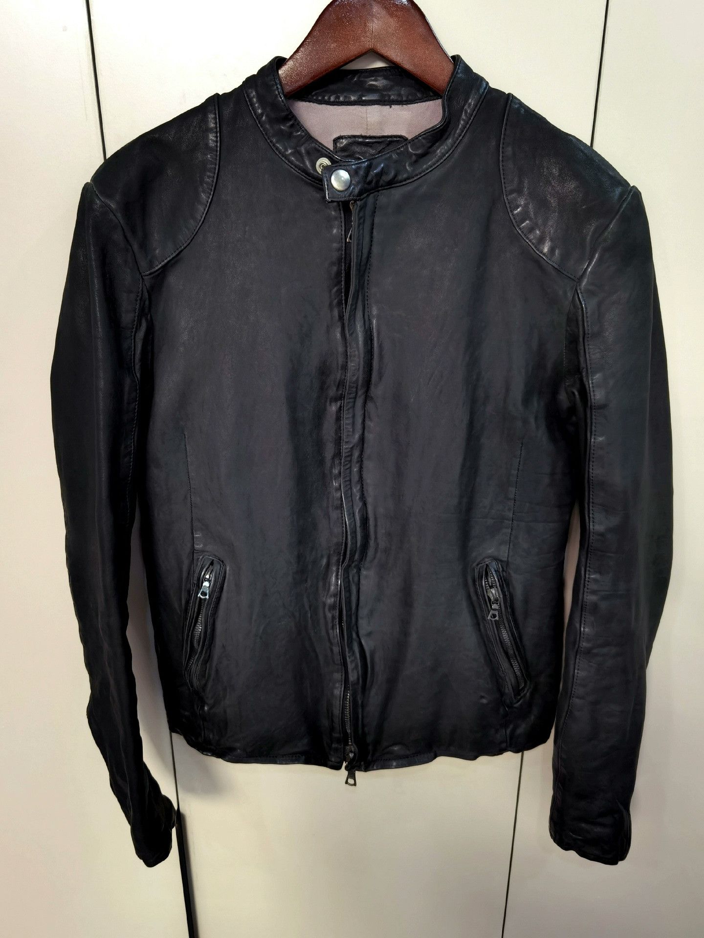 Isamu Katayama Backlash Backlash Rare Collaboration Leather Jacket Size US M / EU 48-50 / 2 - 2 Thumbnail