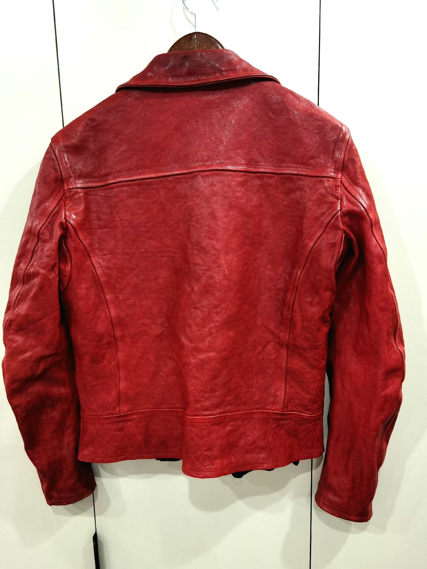 Isamu Katayama Backlash Backlash Limited Red-Yellow Leather Jacket Size US L / EU 52-54 / 3 - 6 Thumbnail