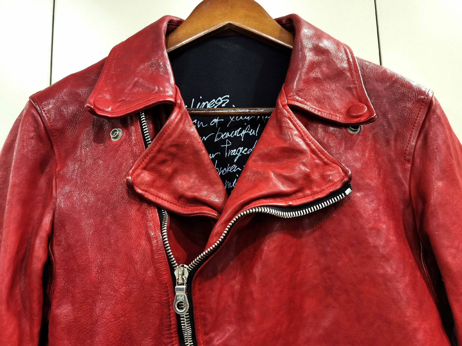 Isamu Katayama Backlash Backlash Limited Red-Yellow Leather Jacket Size US L / EU 52-54 / 3 - 3 Thumbnail