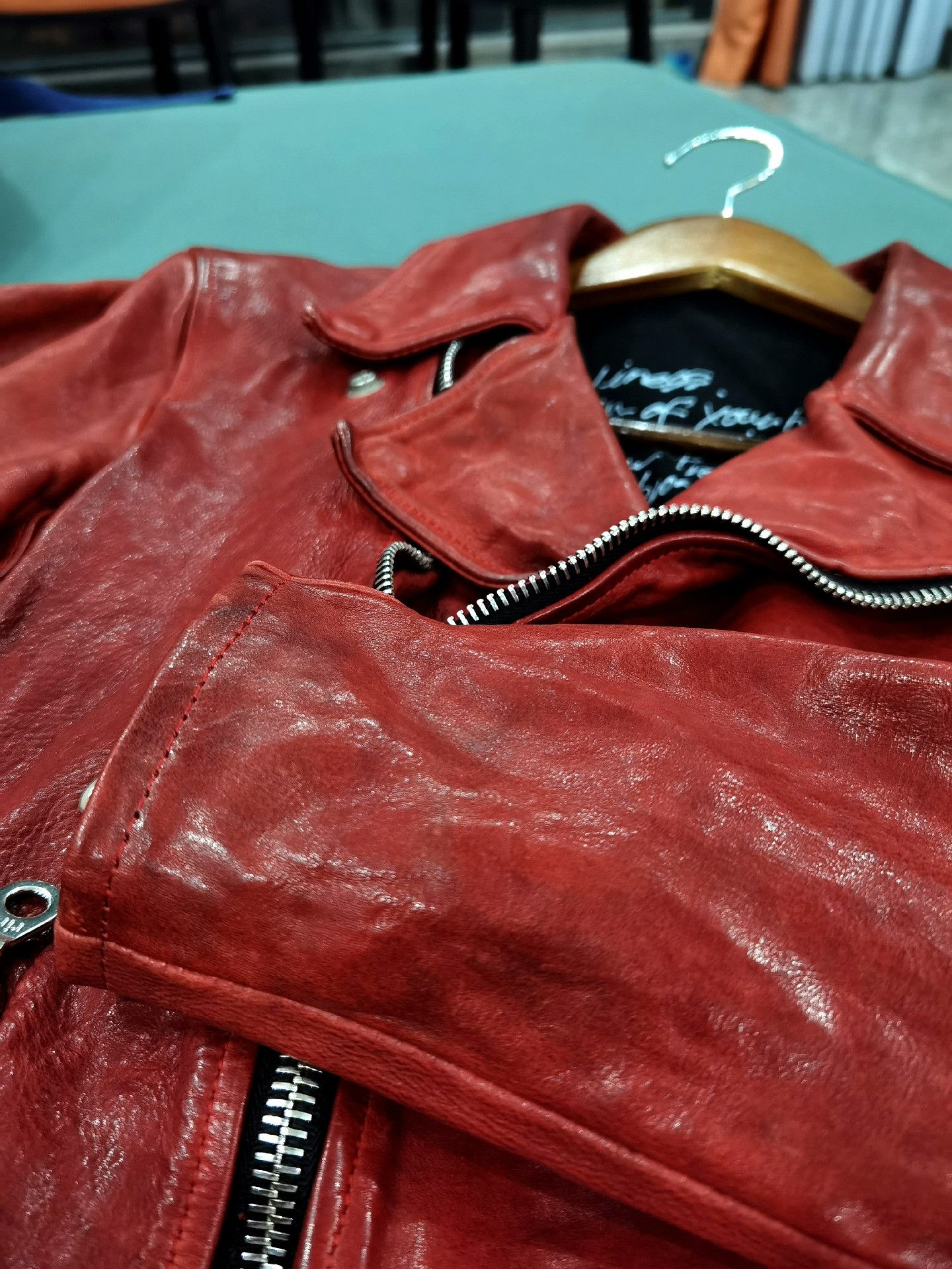 Isamu Katayama Backlash Backlash Limited Red-Yellow Leather Jacket Size US L / EU 52-54 / 3 - 4 Thumbnail