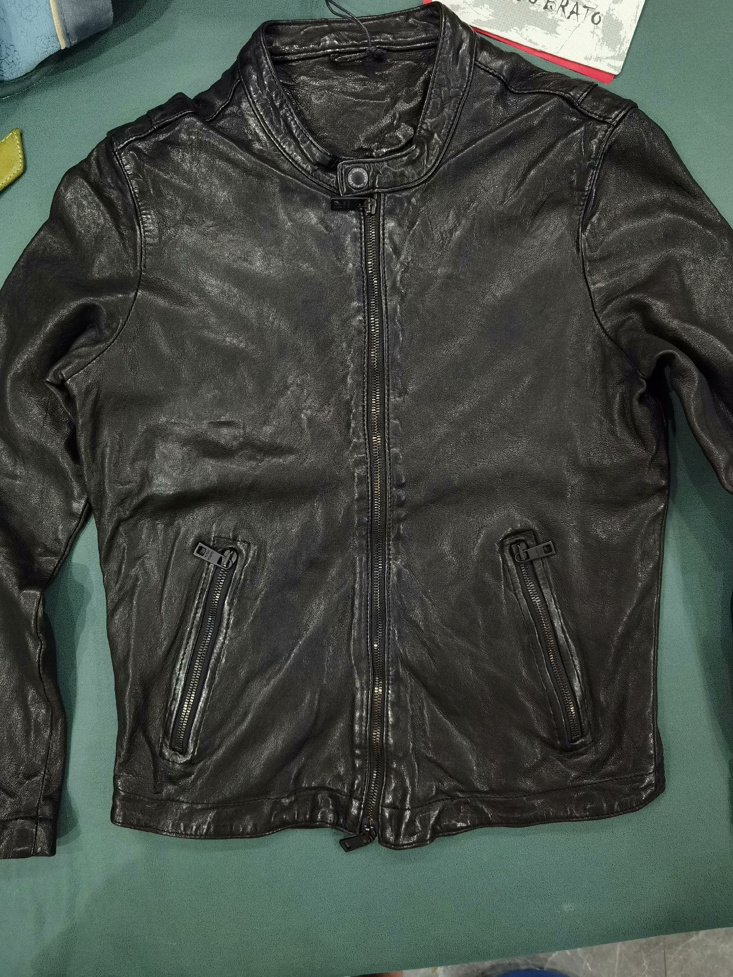 Giorgio Brato Giorgio Brato Men's Leather Jacket Size 44 Size US S / EU 44-46 / 1 - 2 Thumbnail