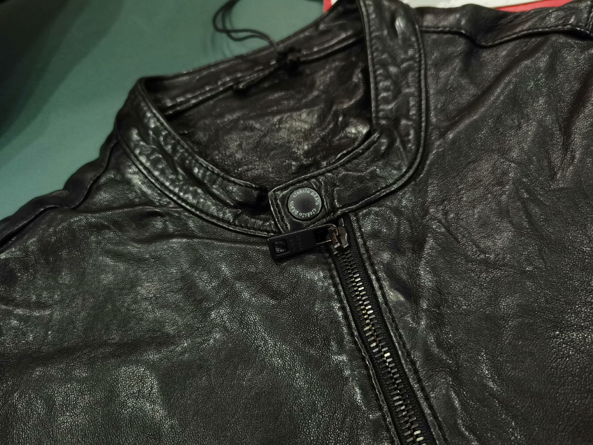 Giorgio Brato Giorgio Brato Men's Leather Jacket Size 44 Size US S / EU 44-46 / 1 - 3 Thumbnail
