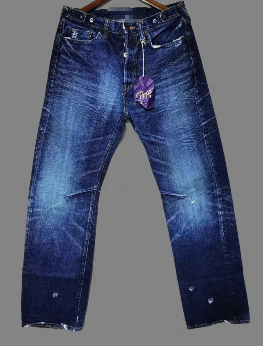 Purple Straight Wide-Leg Jeans W32 Size US 32 / EU 48 - 2 Thumbnail