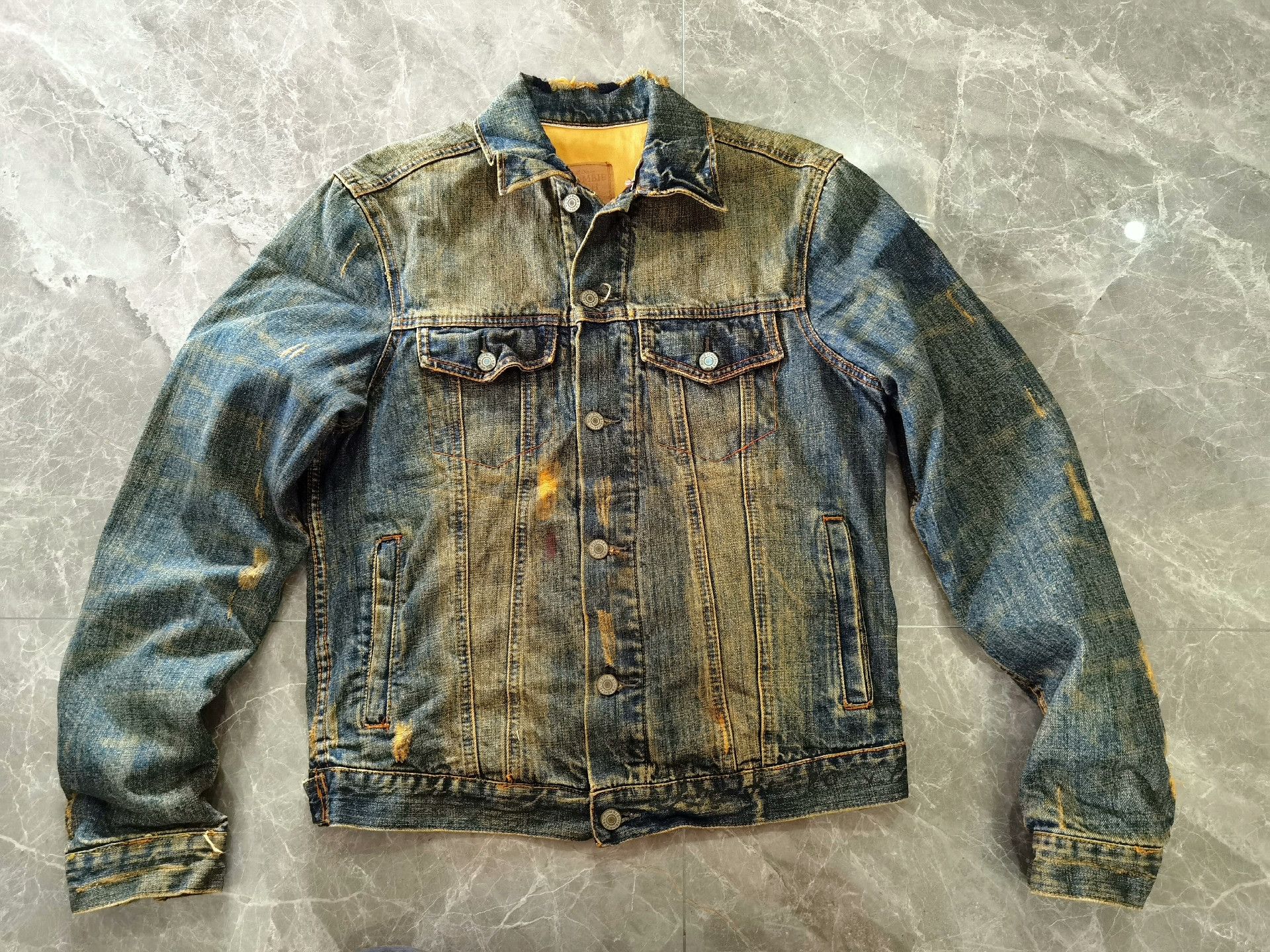 Abercrombie & Fitch Abercrombie Fitch AF Vintage Washed Denim Jacket Size US M / EU 48-50 / 2 - 4 Thumbnail