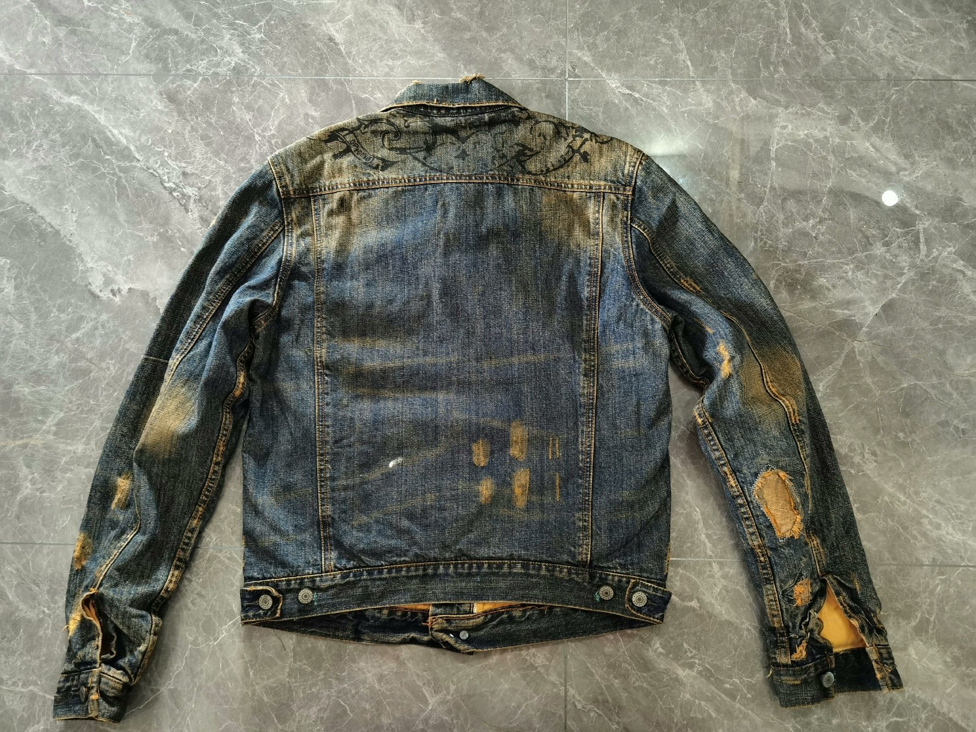 Abercrombie & Fitch Abercrombie Fitch AF Vintage Washed Denim Jacket Size US M / EU 48-50 / 2 - 7 Thumbnail