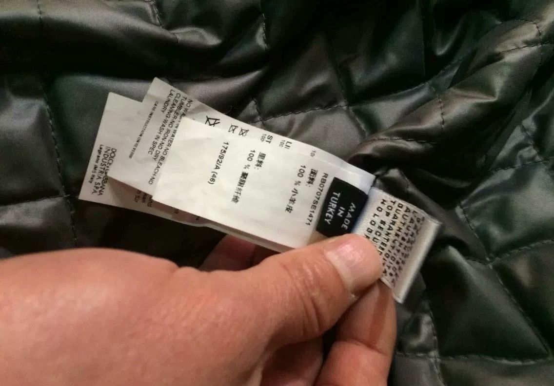 Dolce & Gabbana Dolce Gabbana Archive Multi-Zip Leather Jacket Size US S / EU 44-46 / 1 - 8 Thumbnail