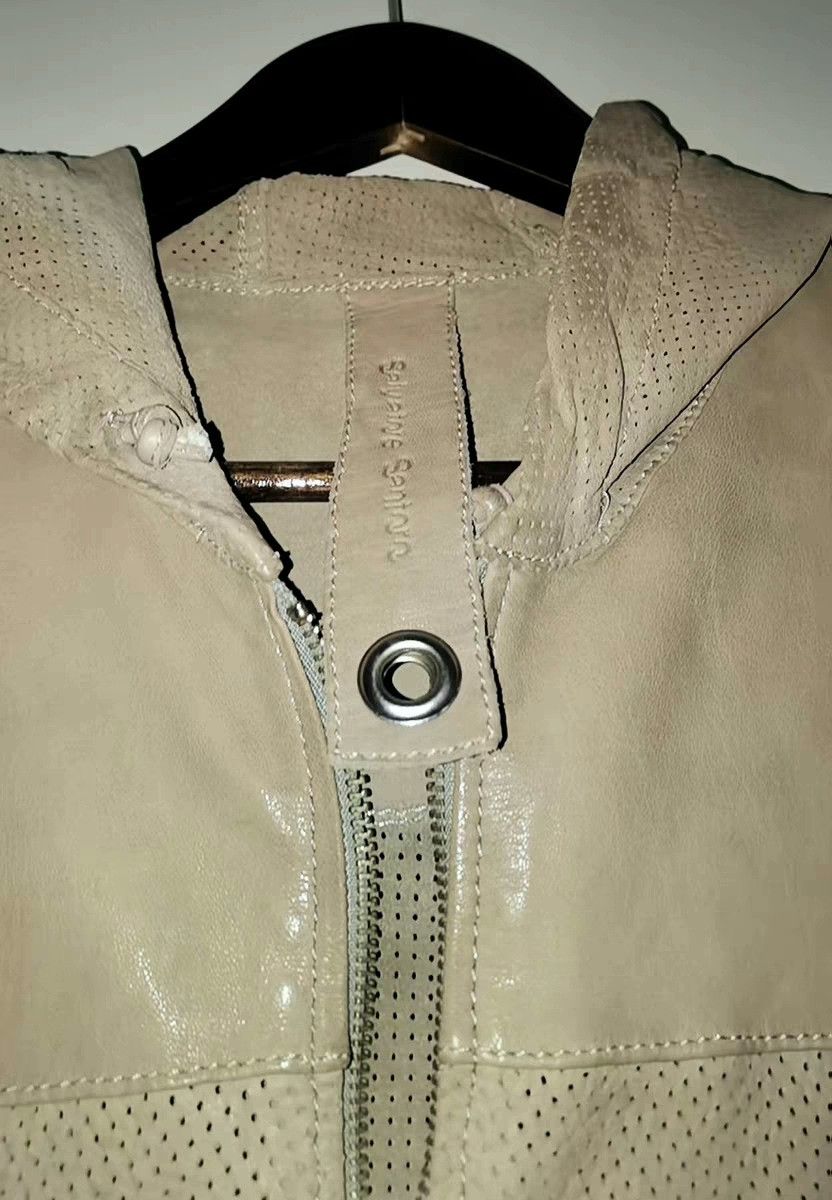 Salvatore Santoro Salvatore Santoro Leather Hooded Jacket Size US S / EU 44-46 / 1 - 2 Thumbnail