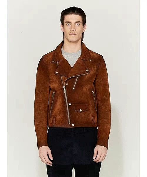 Golden Goose Golden Goose Distressed Suede Leather Jacket Size US M / EU 48-50 / 2 - 5 Thumbnail