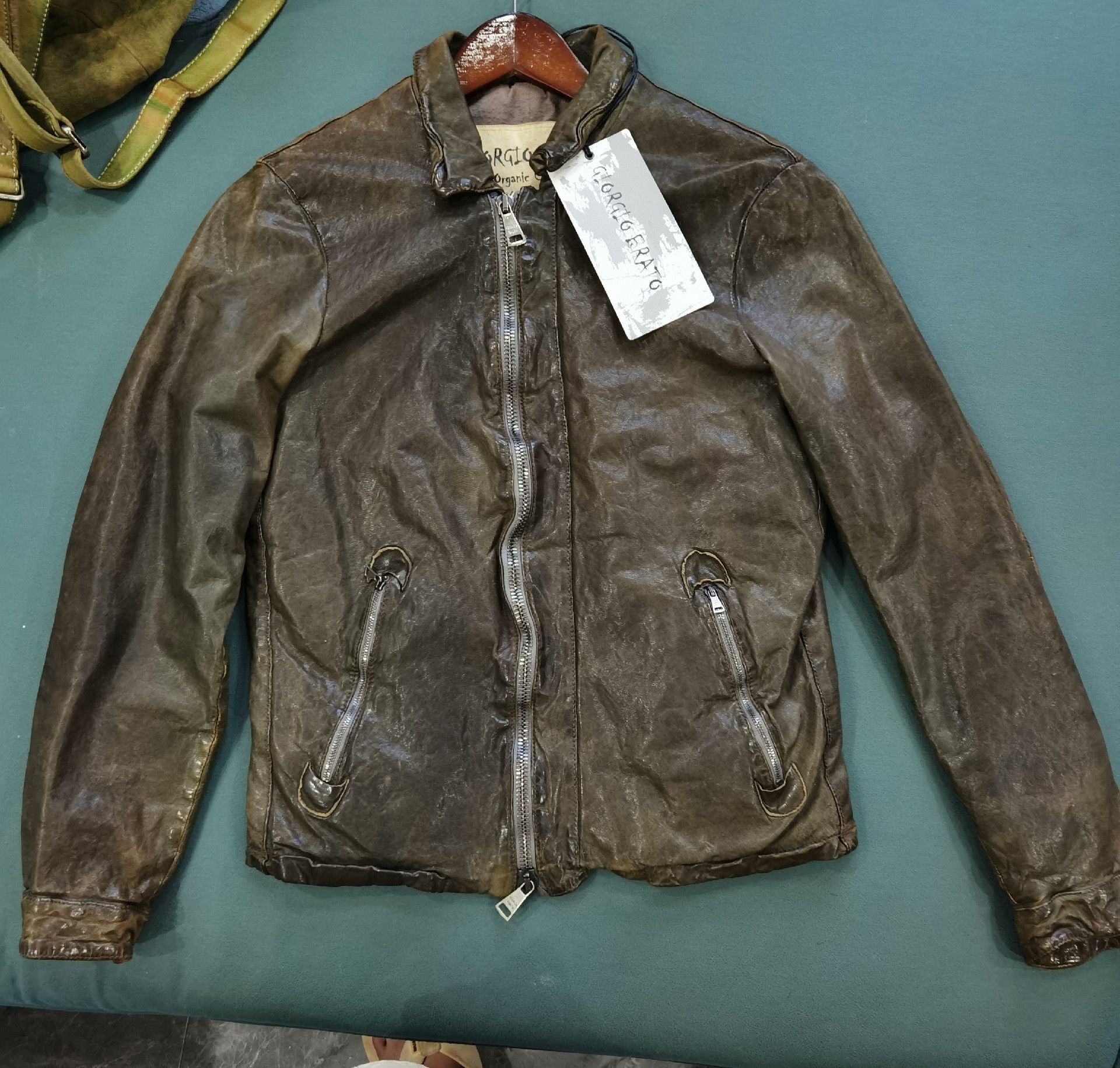 Giorgio Brato Giorgio Brato Vintage Leather Jacket Size US M / EU 48-50 / 2 - 3 Thumbnail