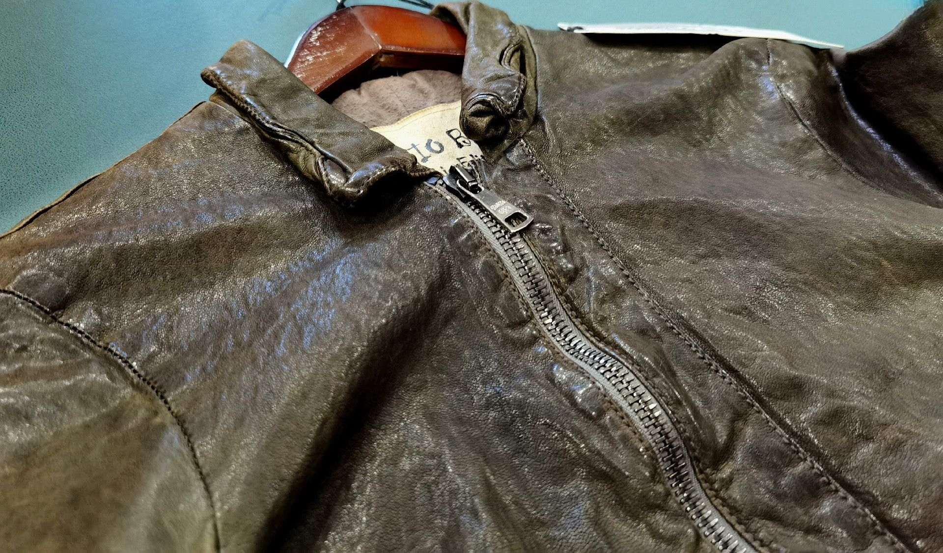 Giorgio Brato Giorgio Brato Vintage Leather Jacket Size US M / EU 48-50 / 2 - 2 Thumbnail
