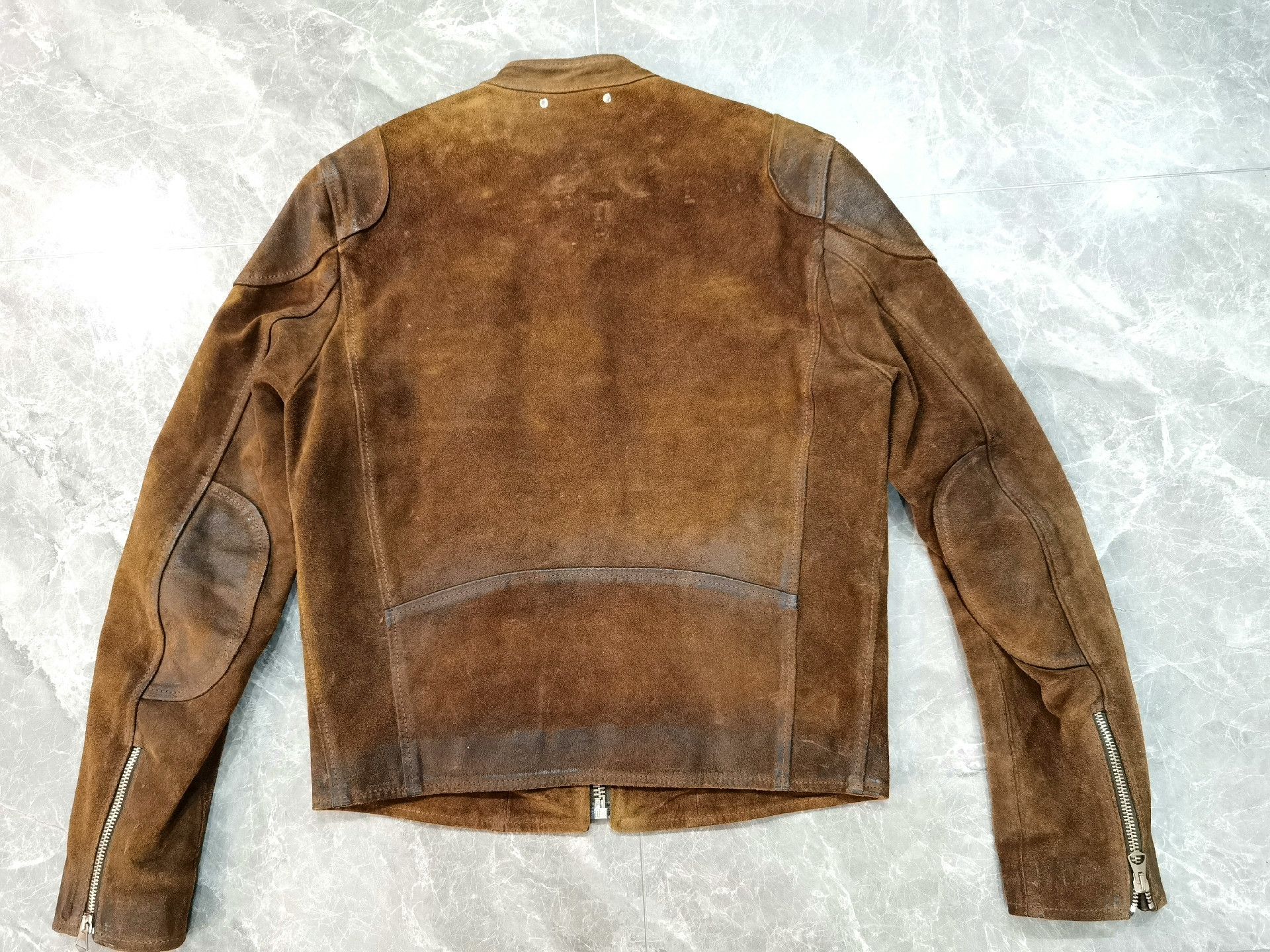 Golden Goose Golden Goose Vintage Distressed Leather Jacket Size US S / EU 44-46 / 1 - 8 Thumbnail