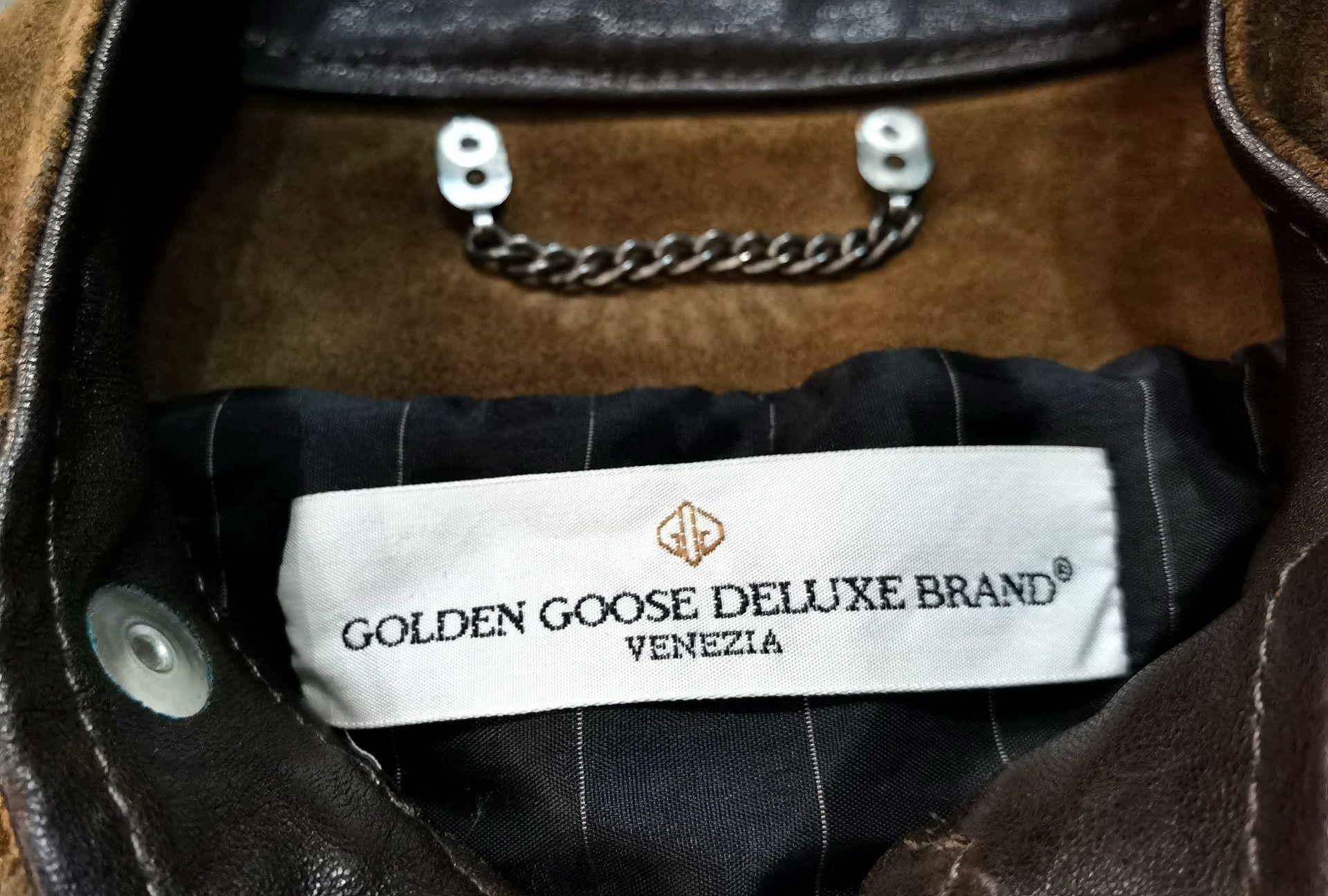 Golden Goose Golden Goose Vintage Distressed Leather Jacket Size US S / EU 44-46 / 1 - 3 Thumbnail