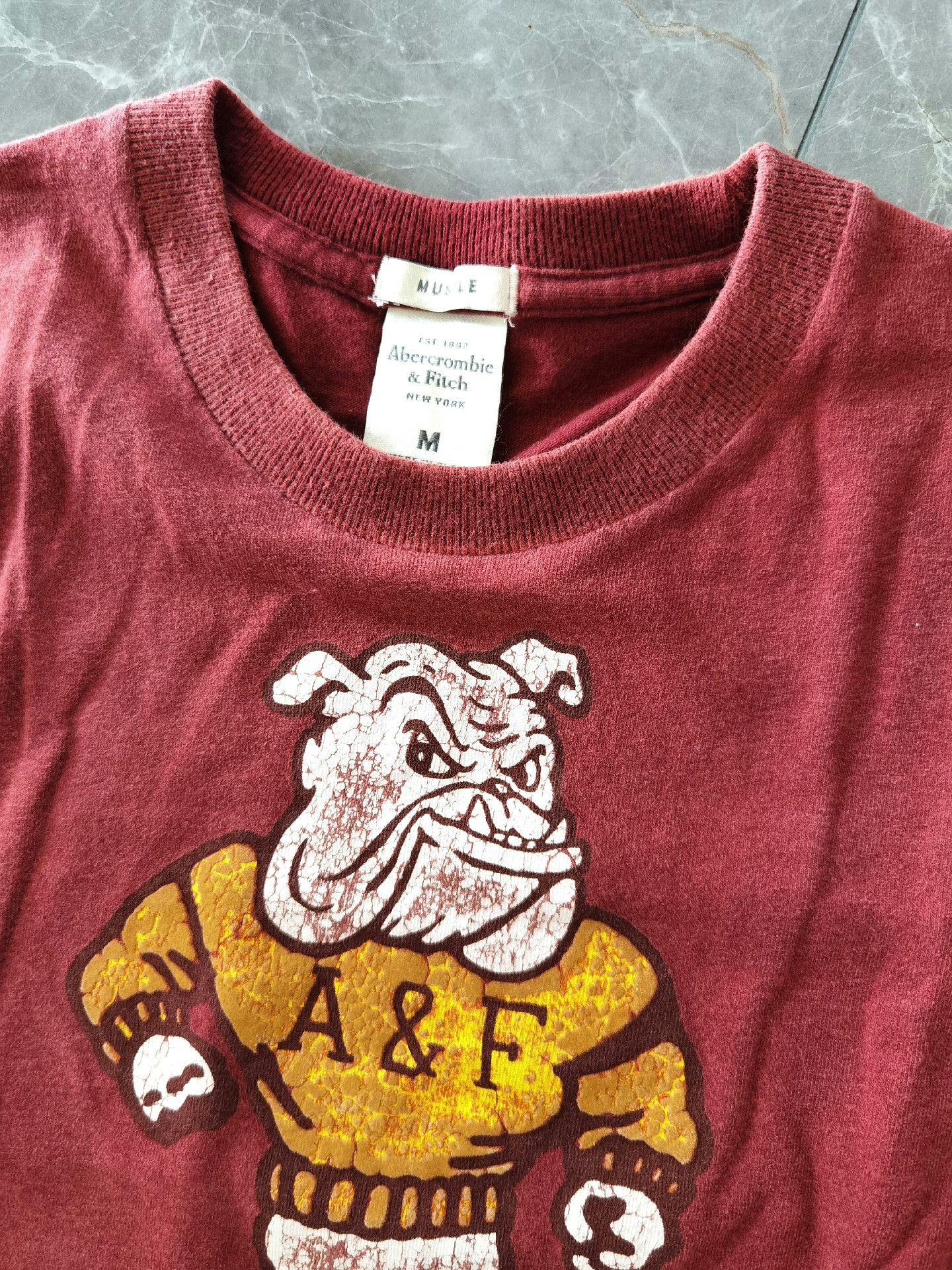 Abercrombie & Fitch Abercrombie Fitch Old Style Short Sleeve Tee Size US M / EU 48-50 / 2 - 2 Thumbnail