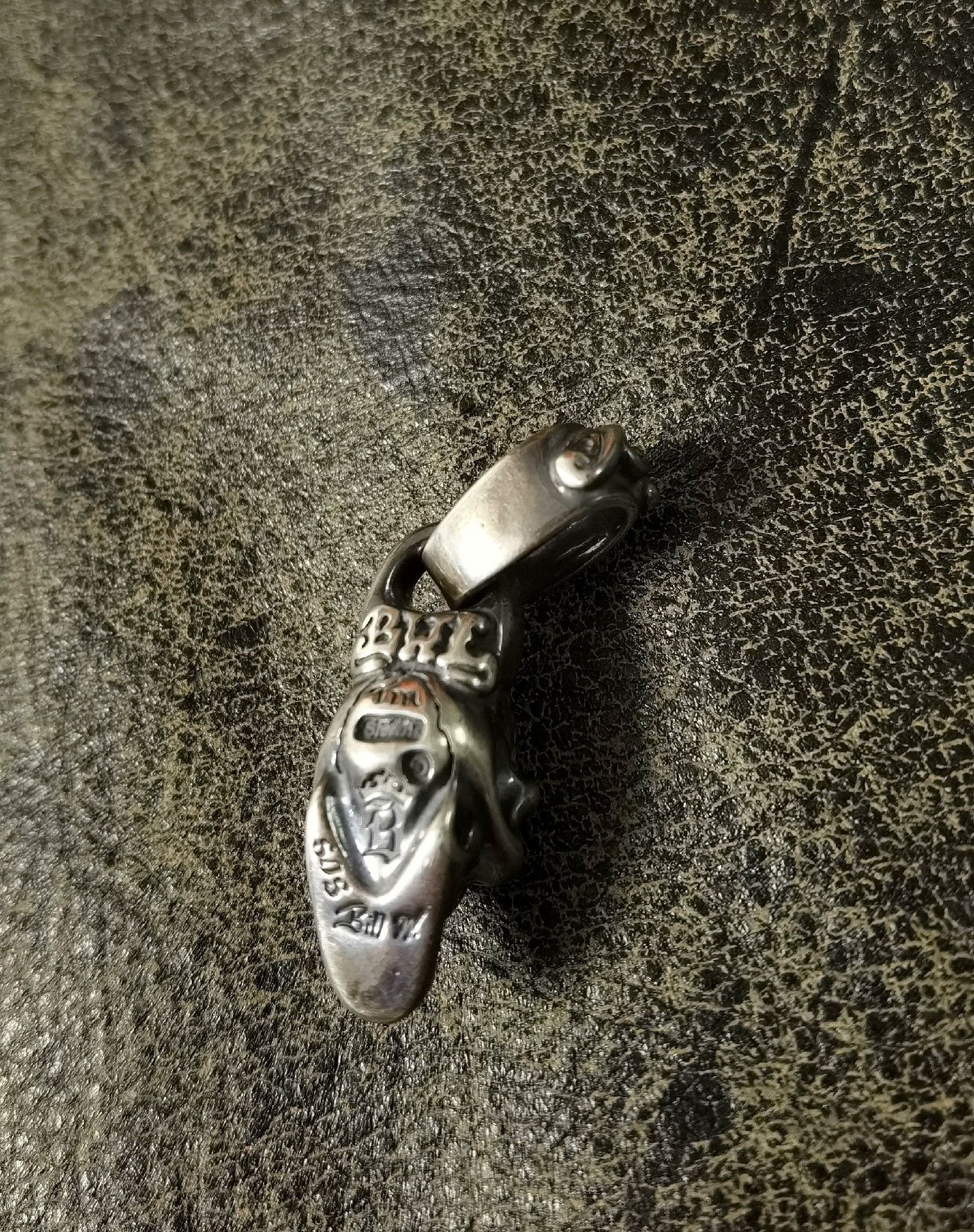 Bill Wall Leather BWL Large Lucky Skull Pendant Size ONE SIZE - 5 Thumbnail